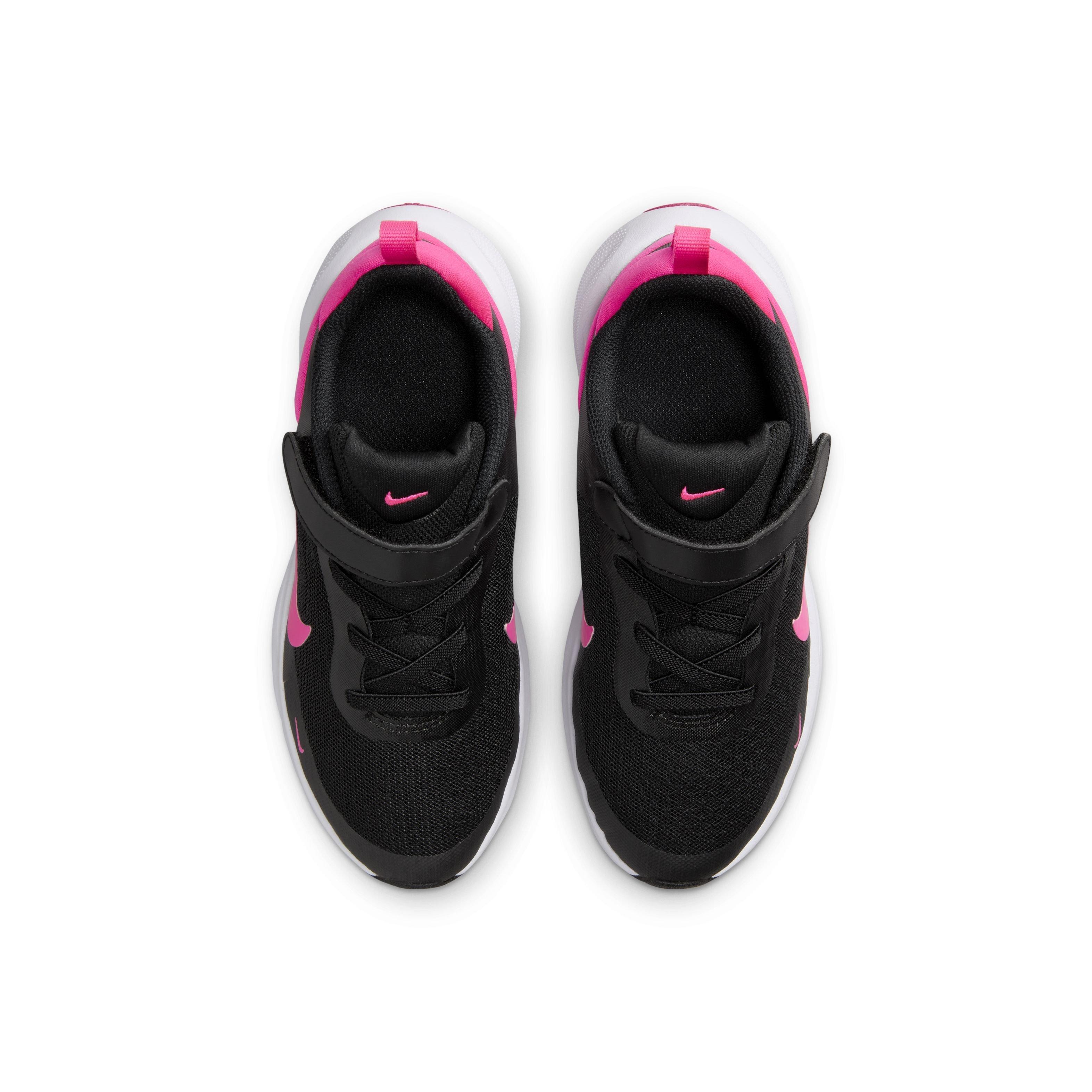 Nike Revolution 7 Preschool Girls' "Black/White/Hyper Pink" Running Shoe