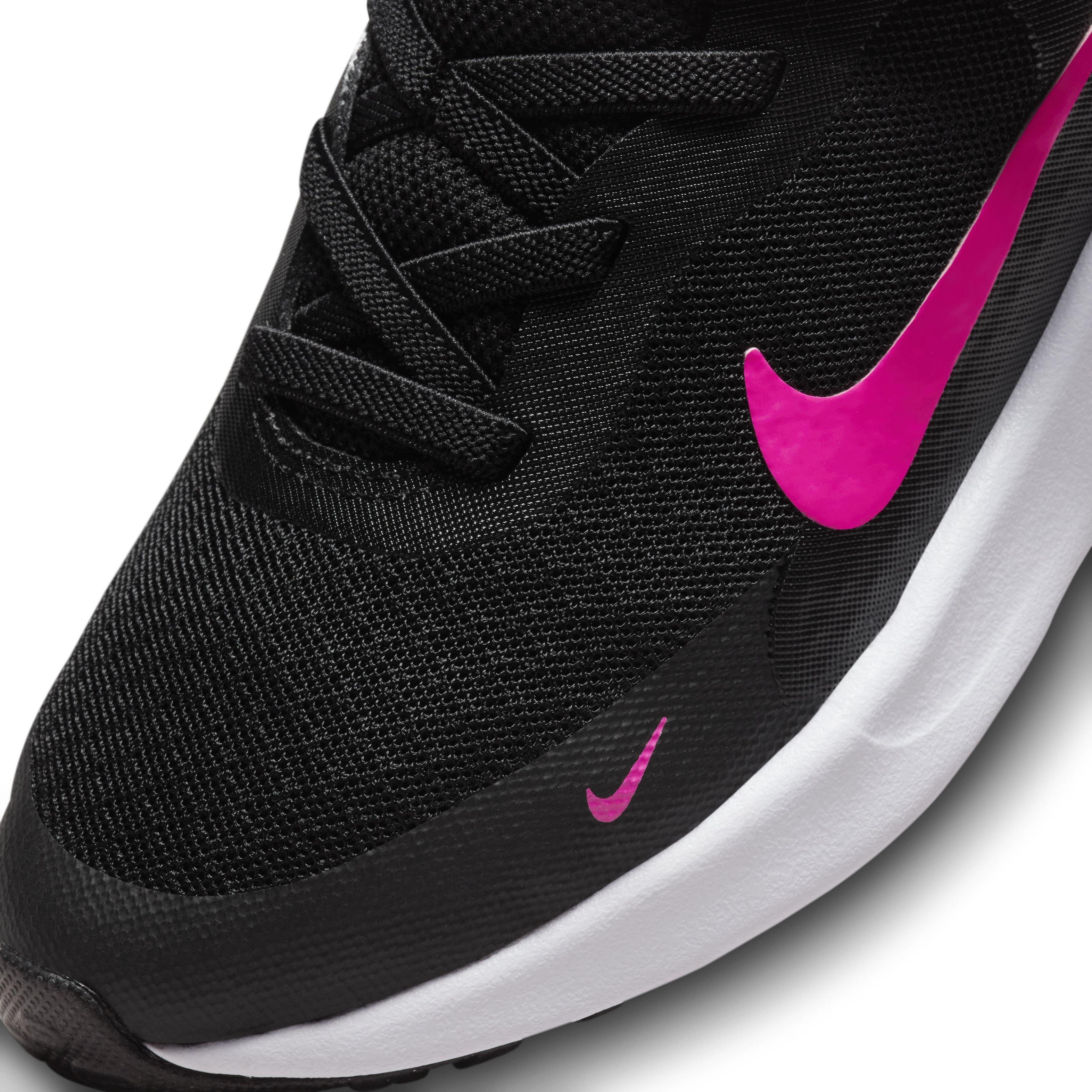 Nike Revolution 7 Preschool Girls' "Black/White/Hyper Pink" Running Shoe