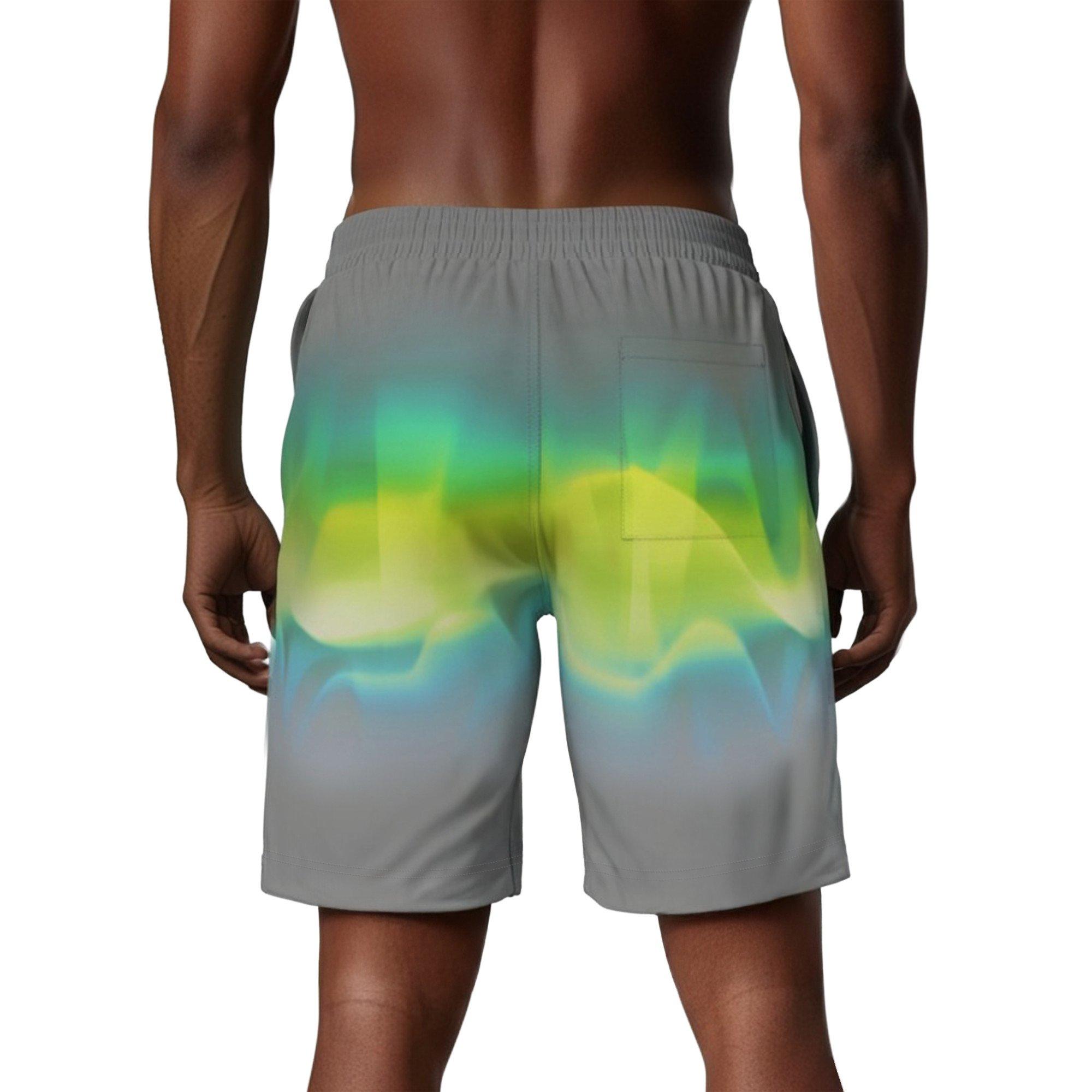 Nike Men's Swim Breaker 9" Brief-Lined Volley Swim Shorts - GREY Thumbnail View 2