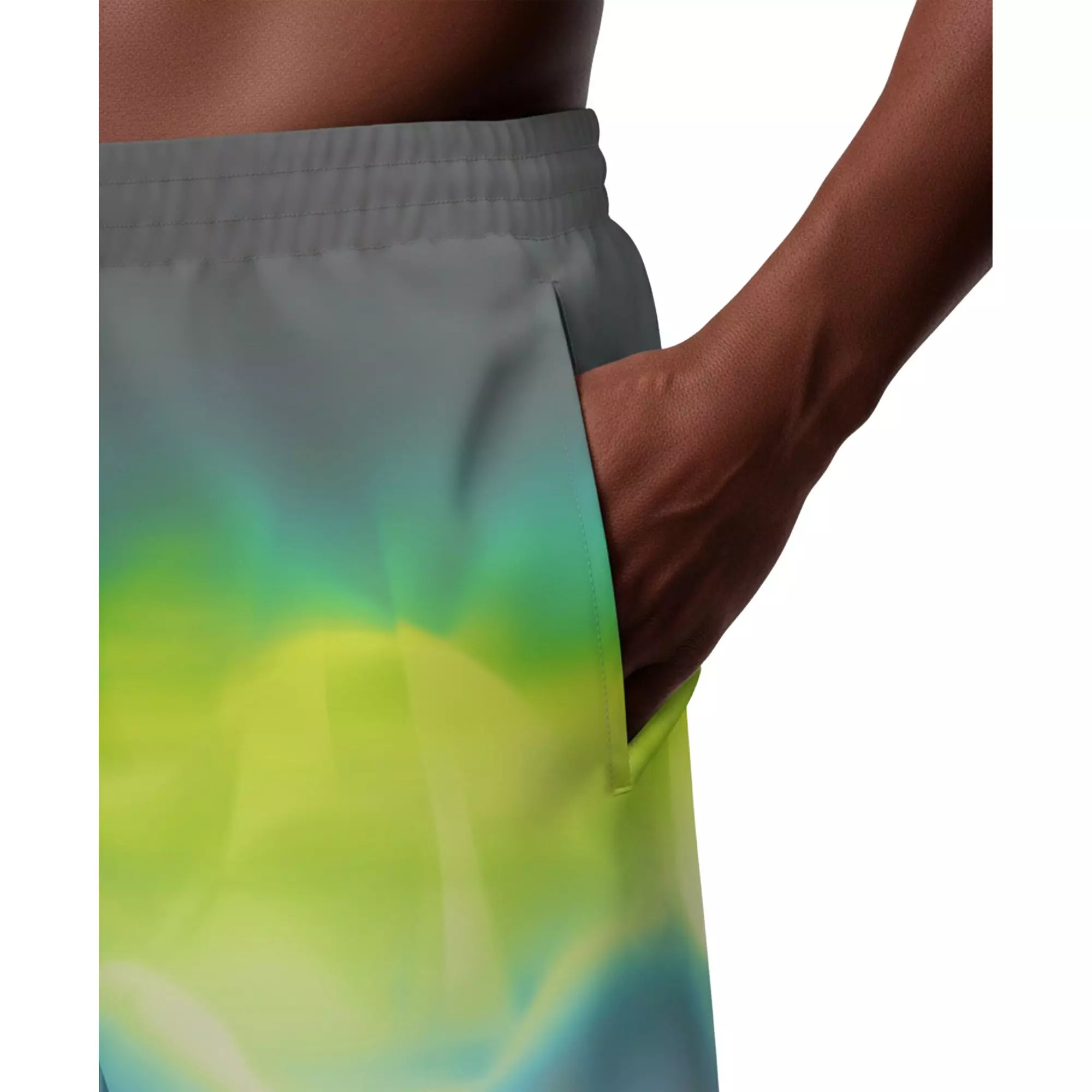 Nike Men's Swim Breaker 9" Brief-Lined Volley Swim Shorts - GREY