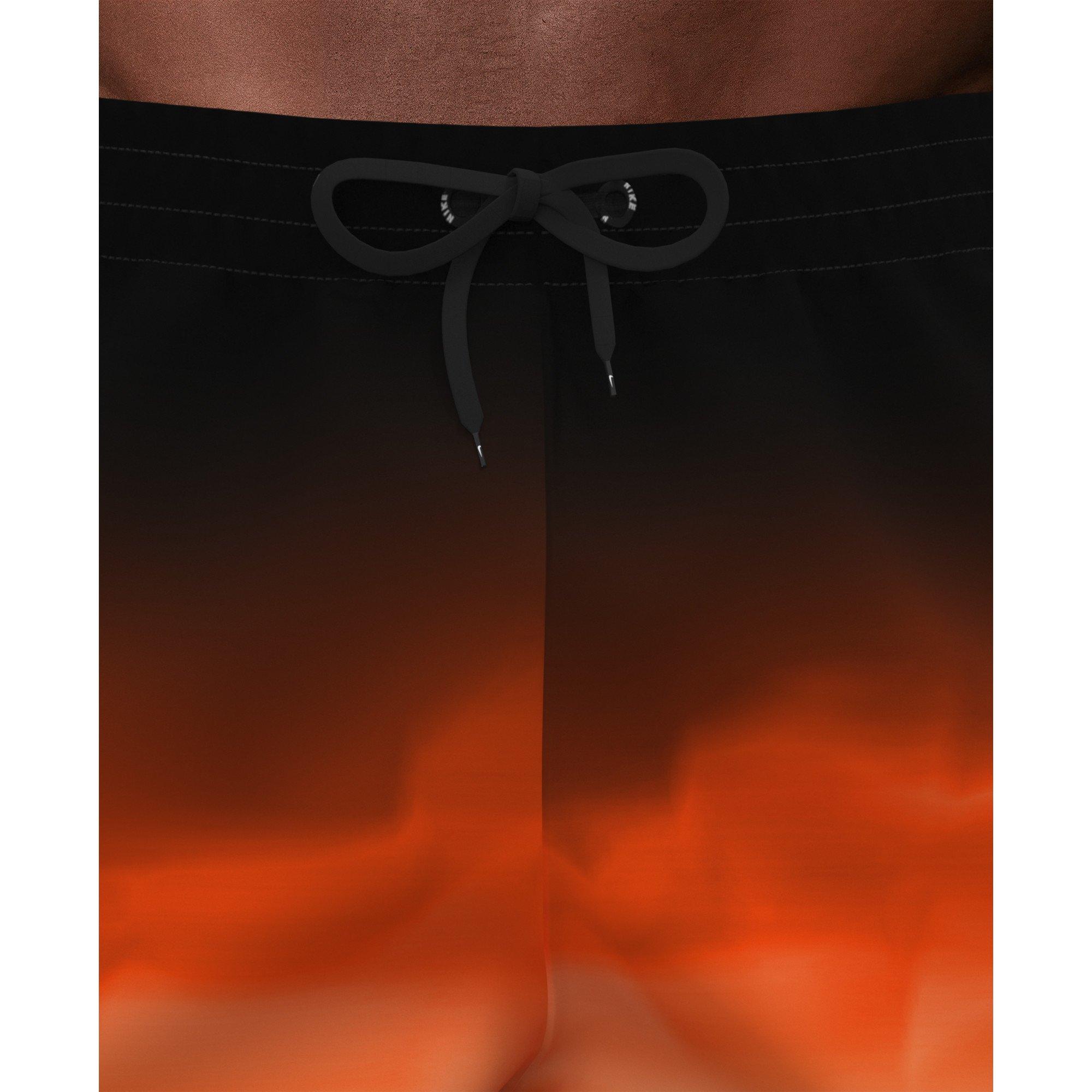 Nike Men's Swim Breaker 9" Brief-Lined Volley Swim Shorts - RED Thumbnail View 4