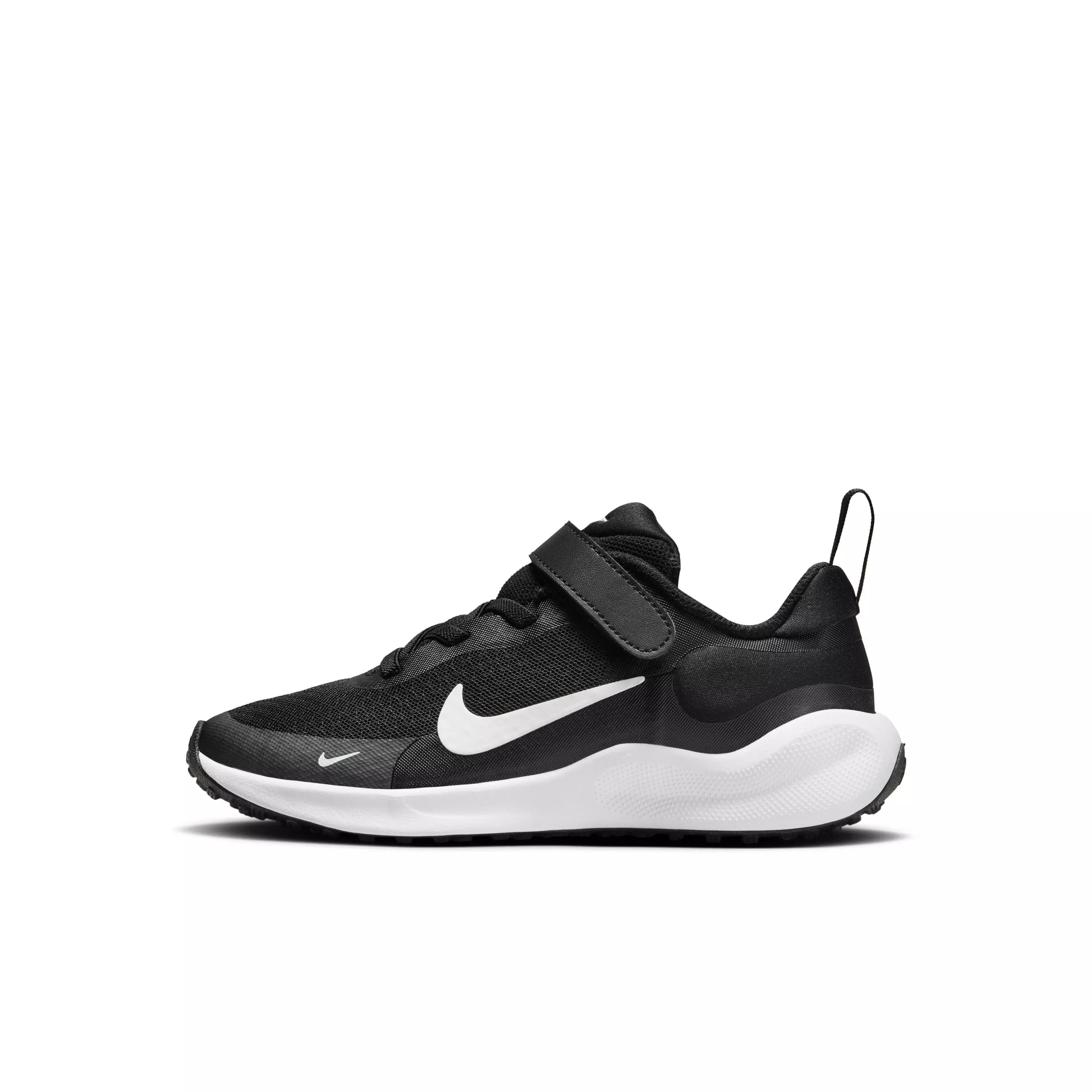 Nike Revolution 7 "Black/White/White" Preschool Boys' Running Shoe - BLACK/WHITE/WHITE