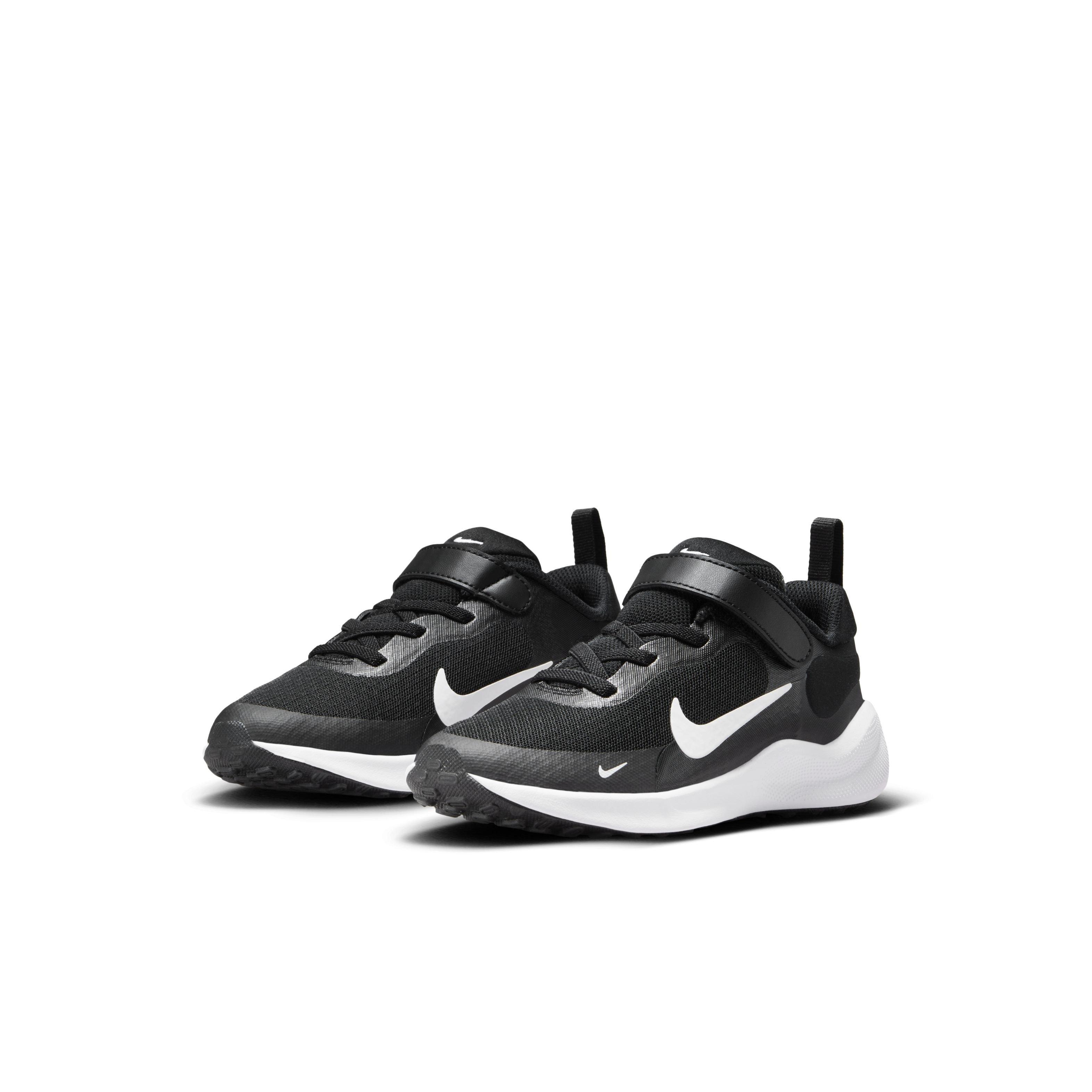Nike Revolution 7 Preschool Boys' "Black/White/White" Running Shoe