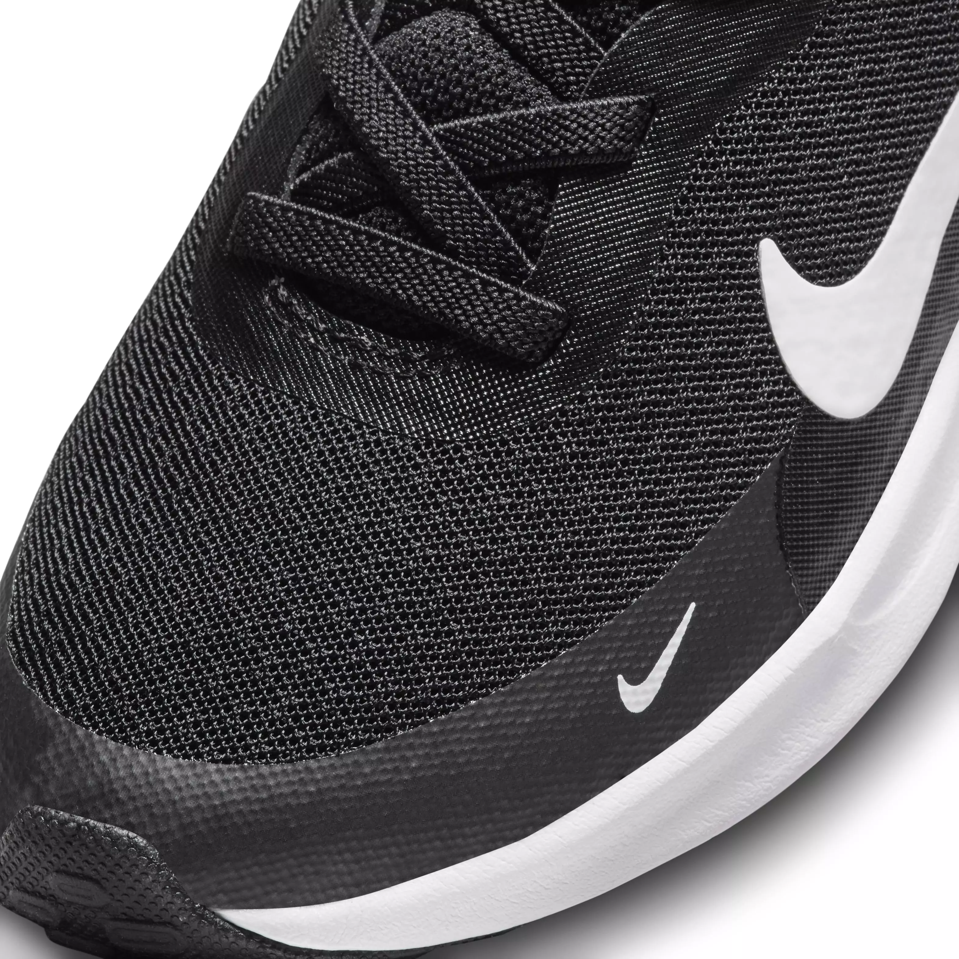 Nike Revolution 7 "Black/White/White" Preschool Boys' Running Shoe - BLACK/WHITE/WHITE