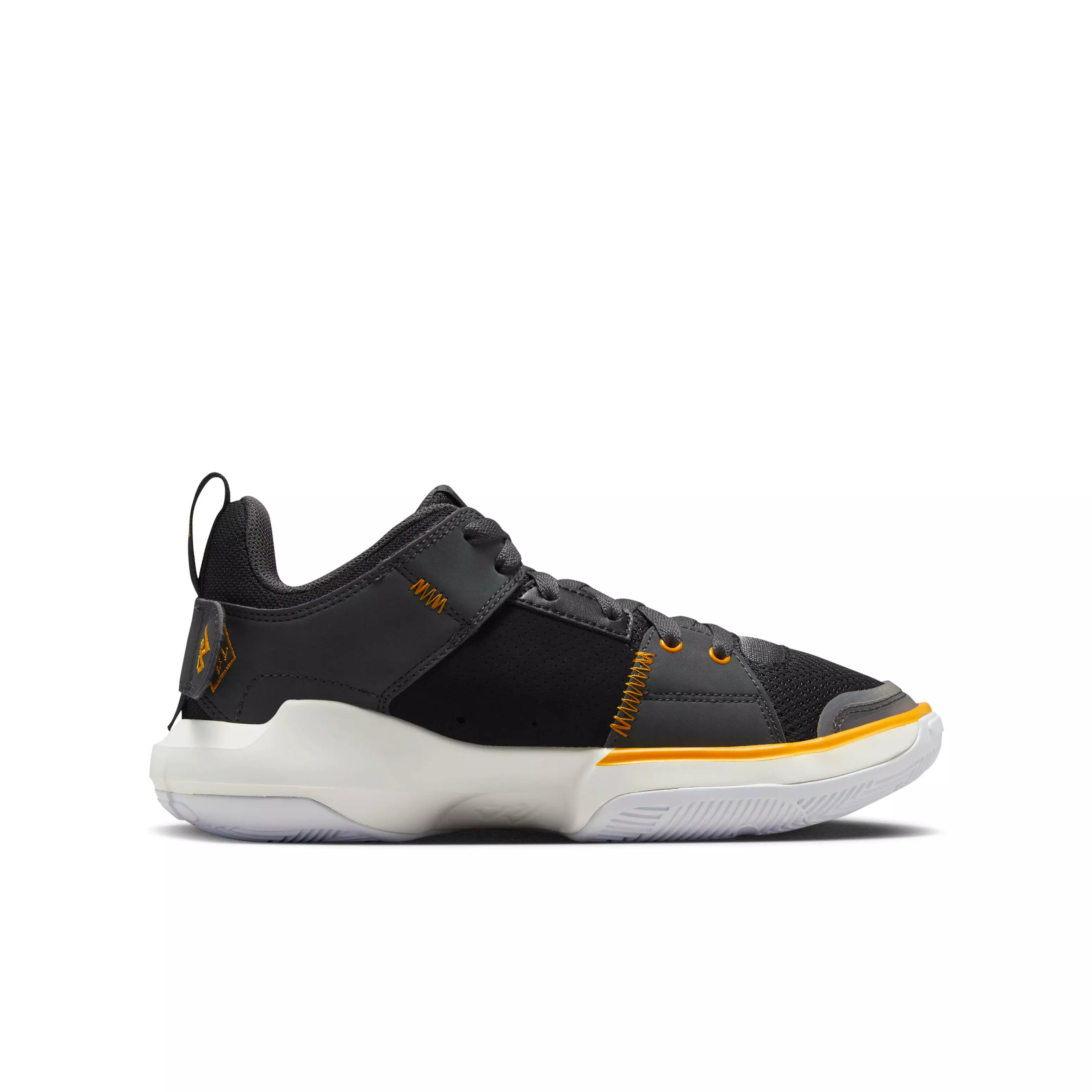 Jordan One Take 5 "Black/Anthracite/Sail/Taxi" Grade School Boys' Shoe - BLACK/ANTHRACITE/SAIL/TAXI