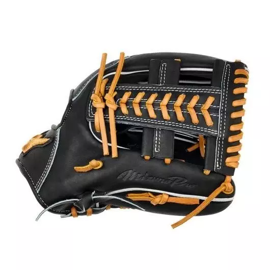Mizuno GMP-6000R Pro 11.75" Infielder Baseball Glove RHT - BLACK