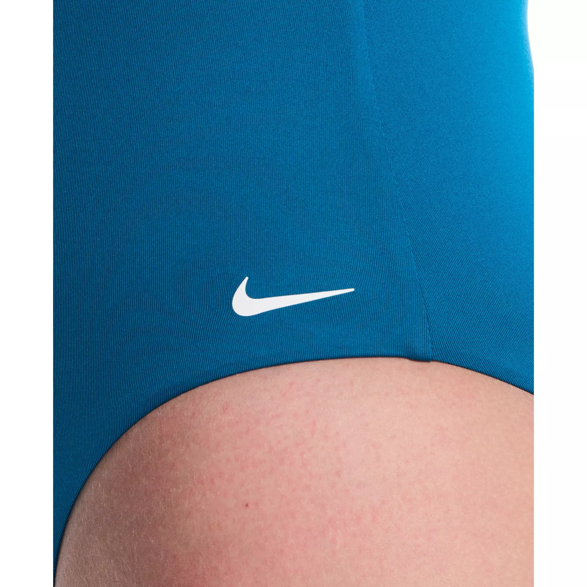 Nike Women's Swim Effortless Essential V-Neck One Piece Swimsuit - TEAL