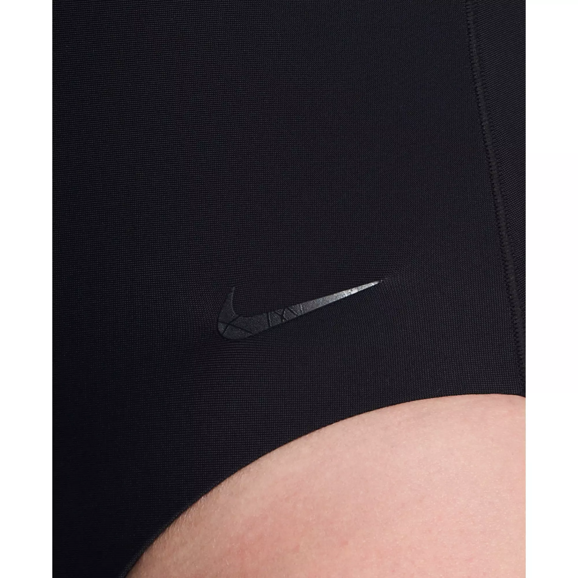 Nike Women's Swim Hydralock Luxe Women's V-Neck One Piece Swimsuit - BLACK