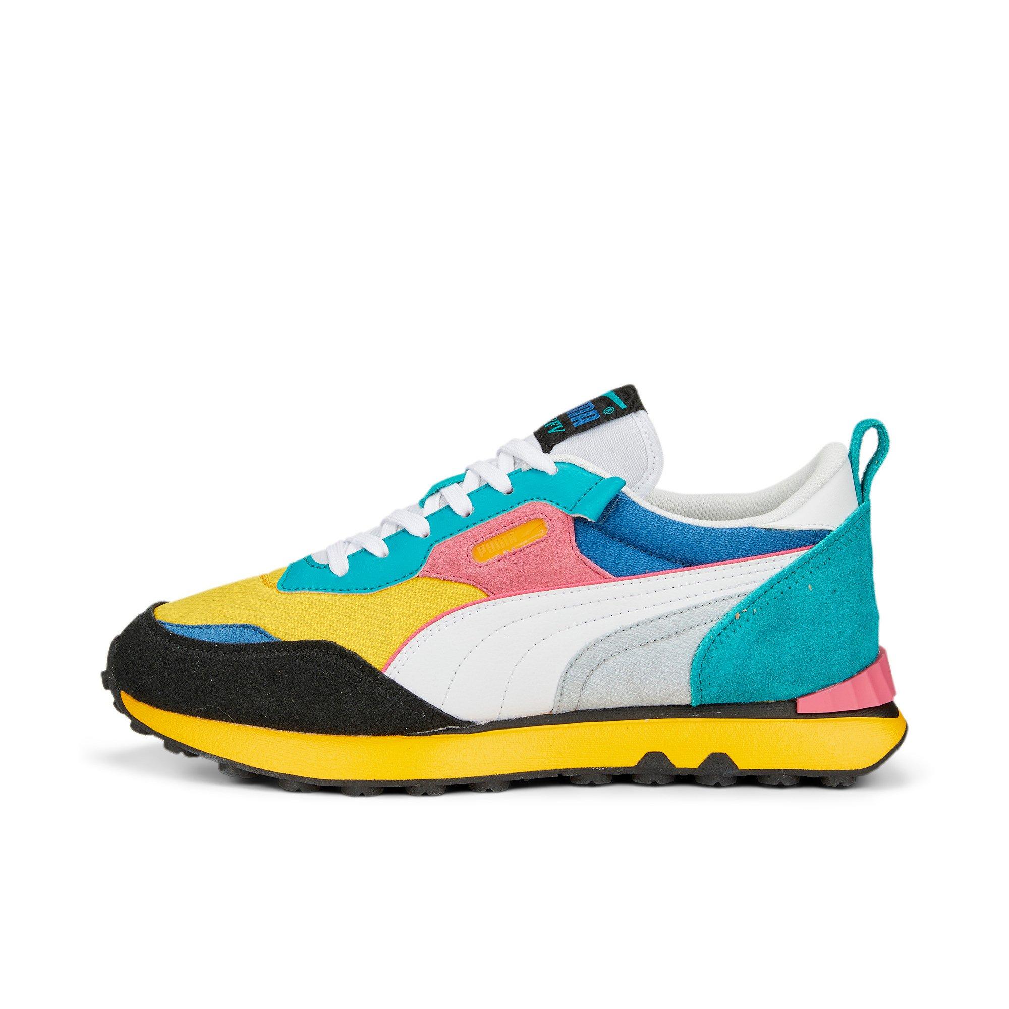 PUMA Rider FV Future Vintage "Tangerine/Puma Black" Men's Shoe - TANGERINE/BLACK Thumbnail View 2