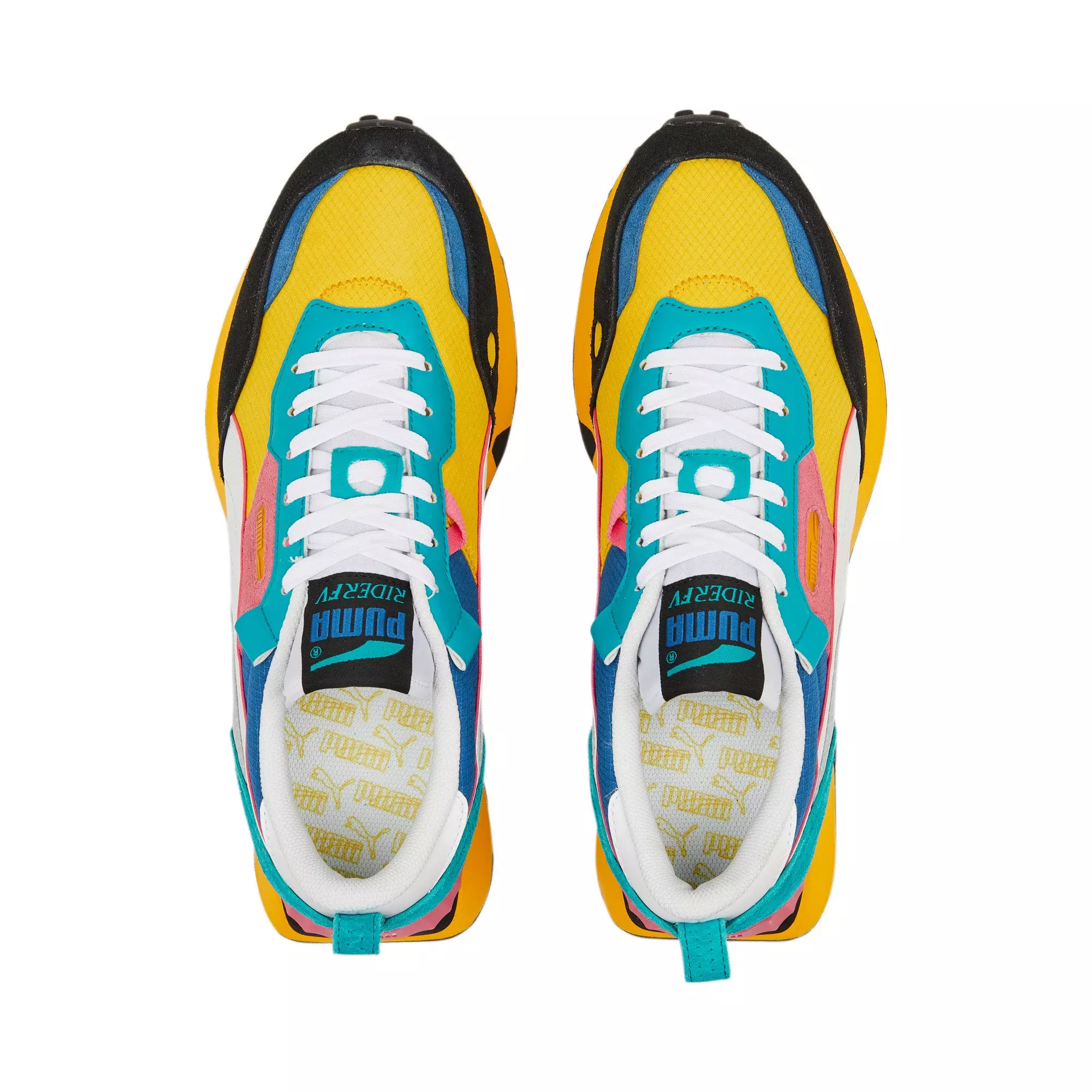 PUMA Rider FV Future Vintage "Tangerine/Puma Black" Men's Shoe - TANGERINE/BLACK