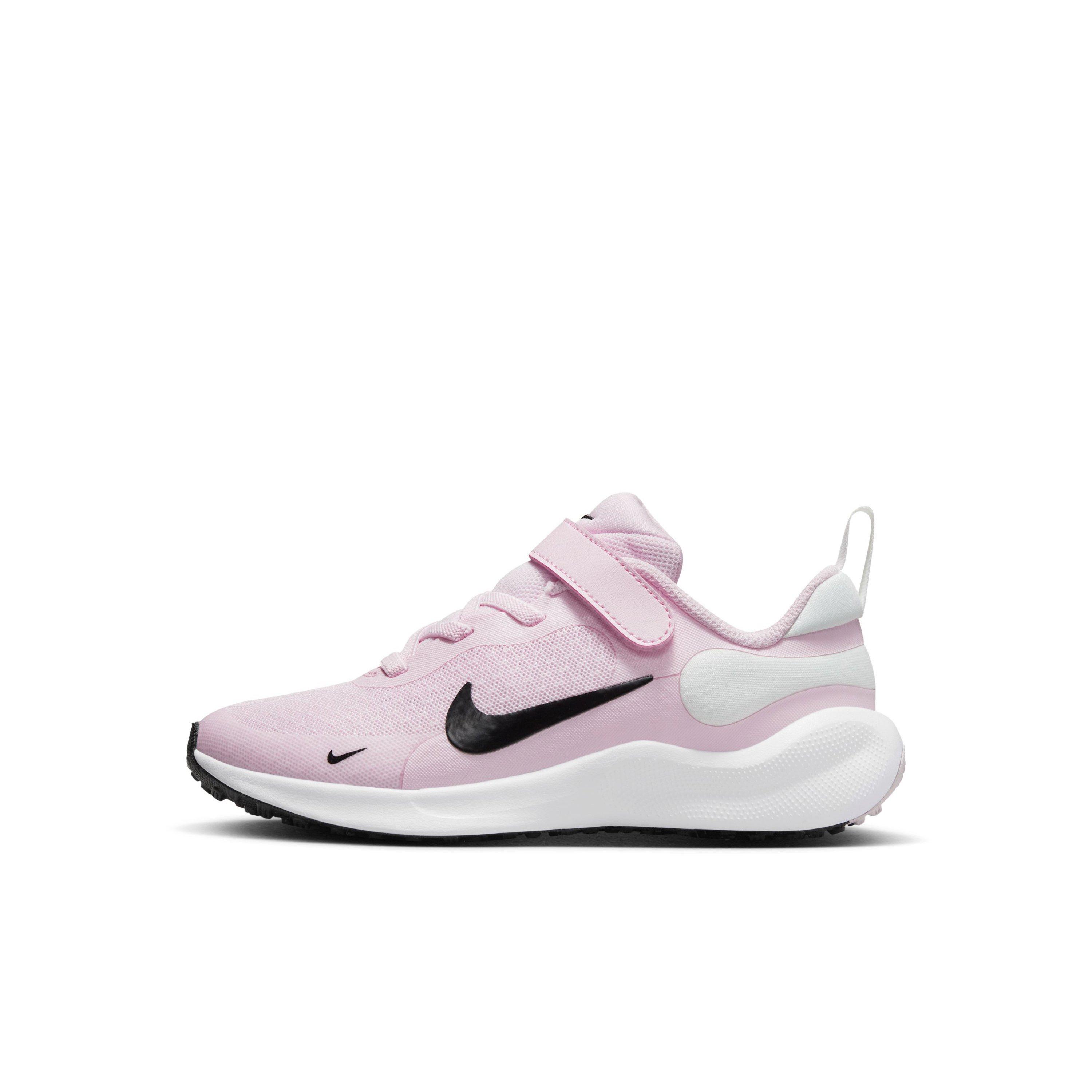Nike Revolution Preschool Girls' "Pink Foam/Summit White/White/Black" Running Shoe