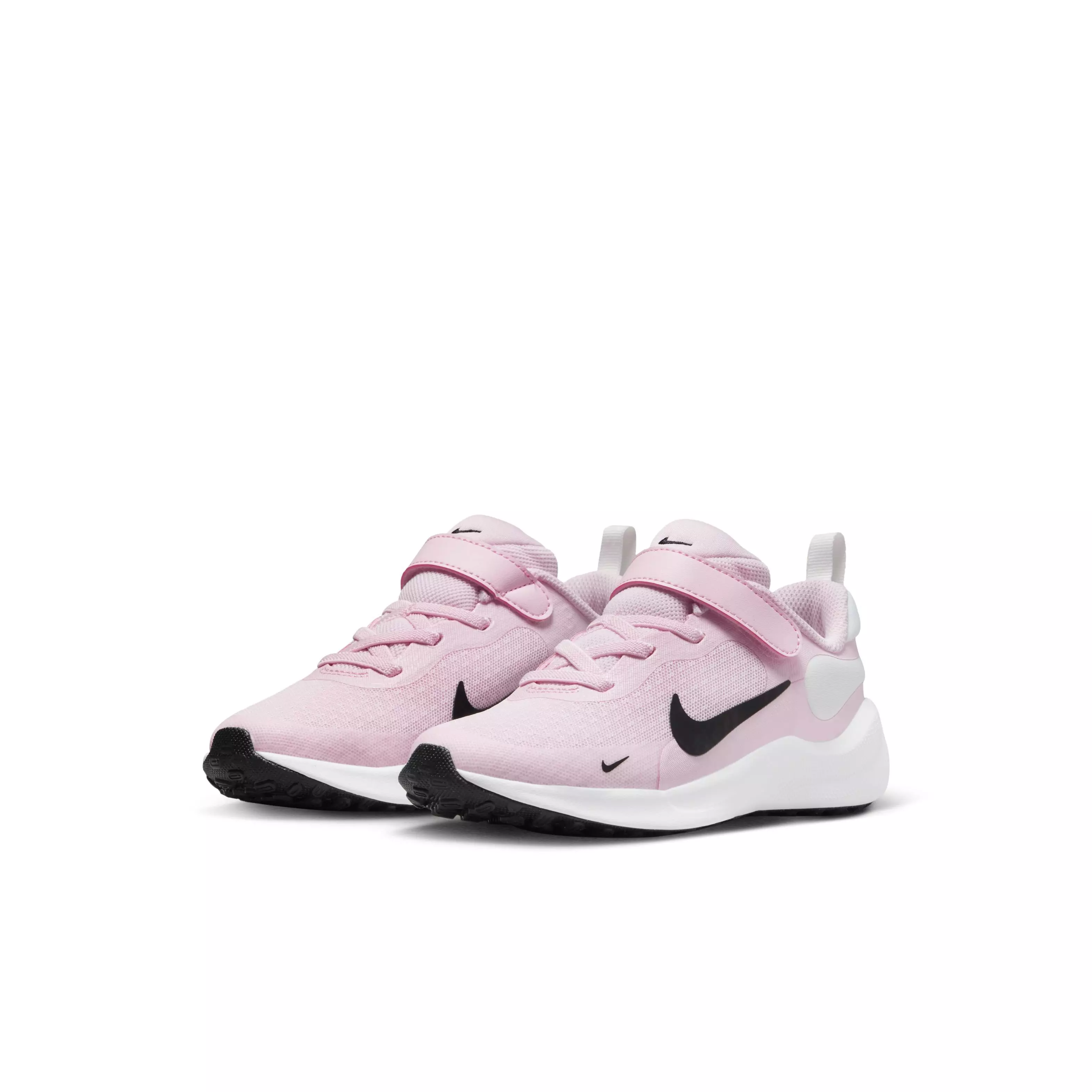 Nike Revolution 7 "Pink Foam/Summit White/White/Black" Preschool Girls' Running Shoe - PINK/WHITE/WHITE/BLACK