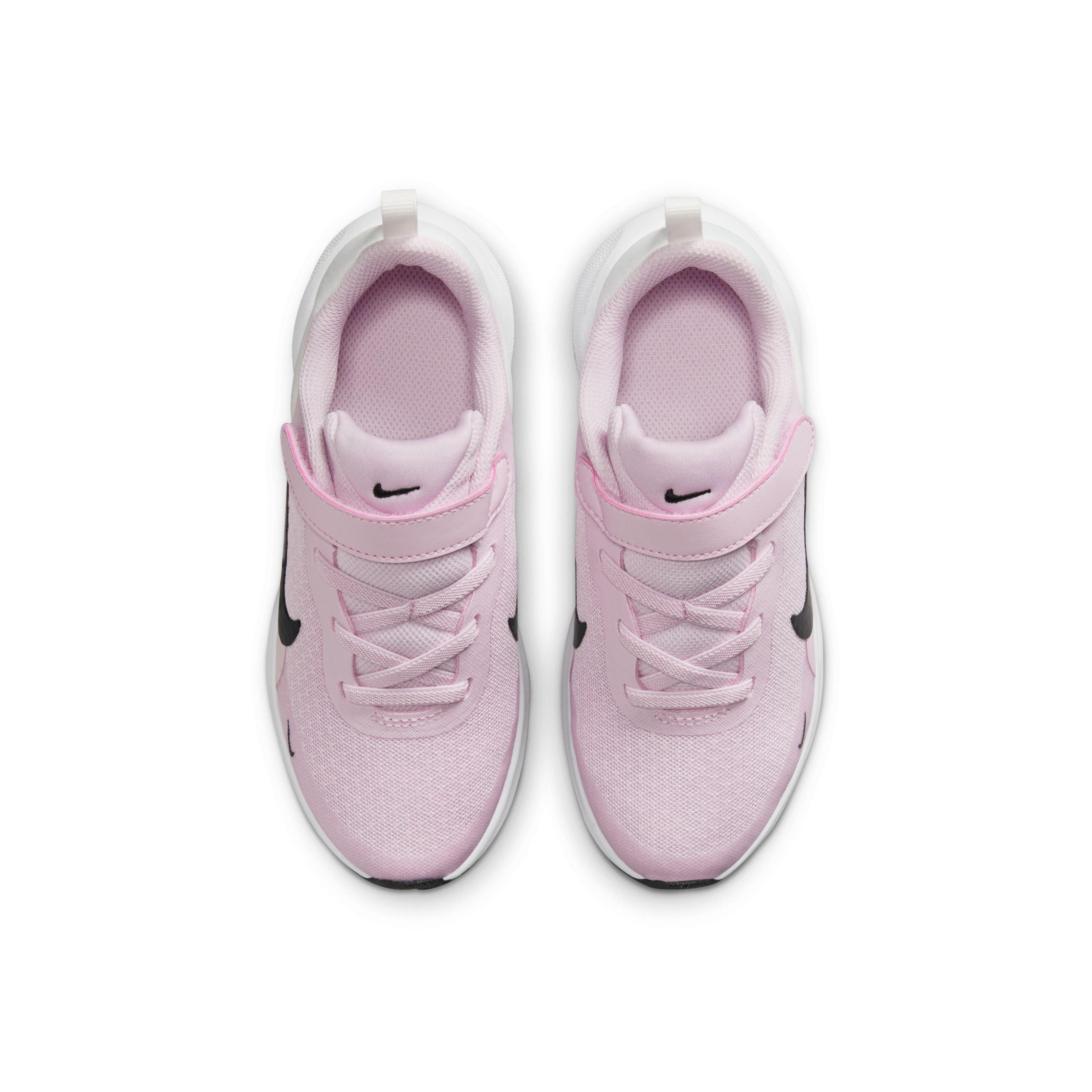 Nike Revolution Preschool Girls' "Pink Foam/Summit White/White/Black" Running Shoe
