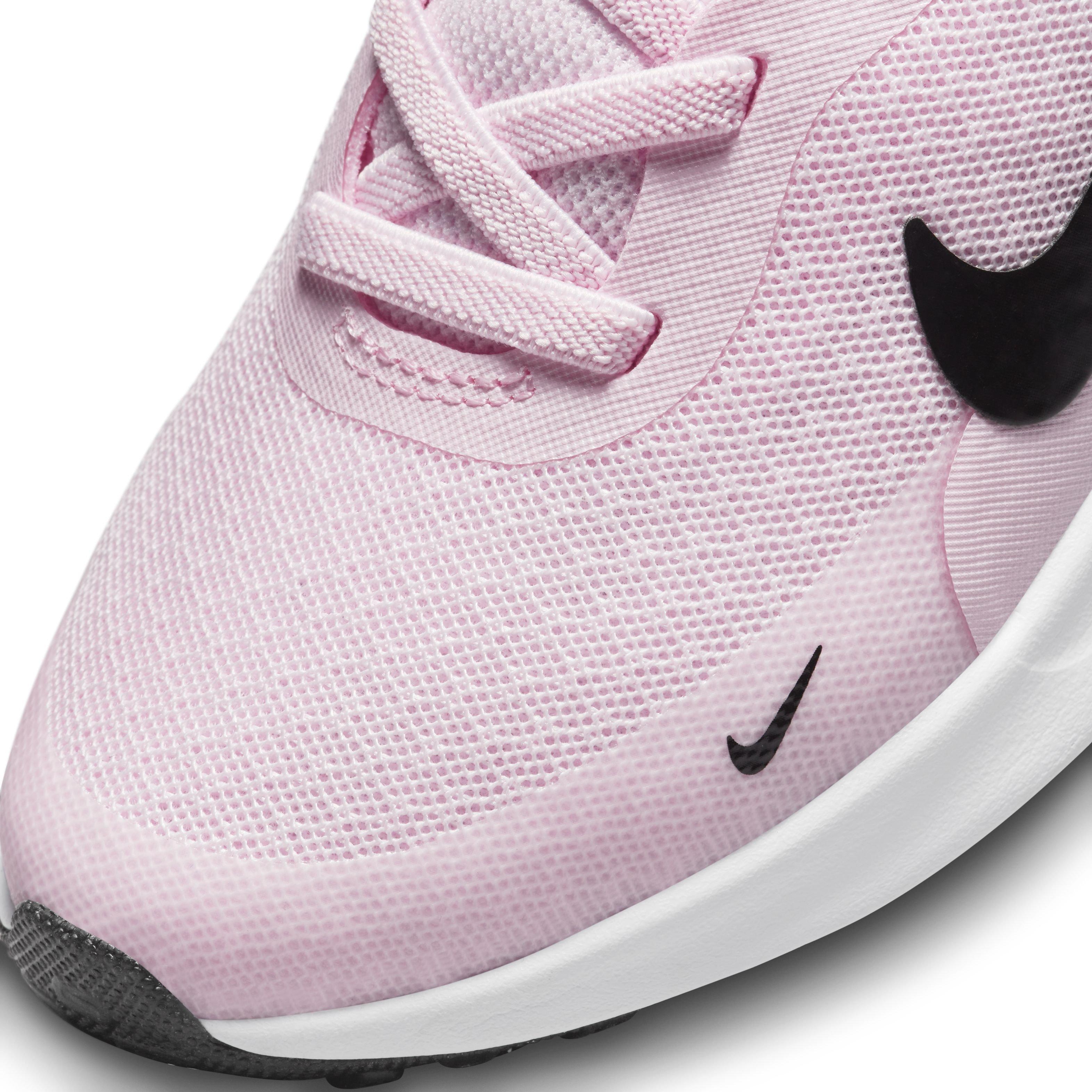 Nike Revolution Preschool Girls' "Pink Foam/Summit White/White/Black" Running Shoe