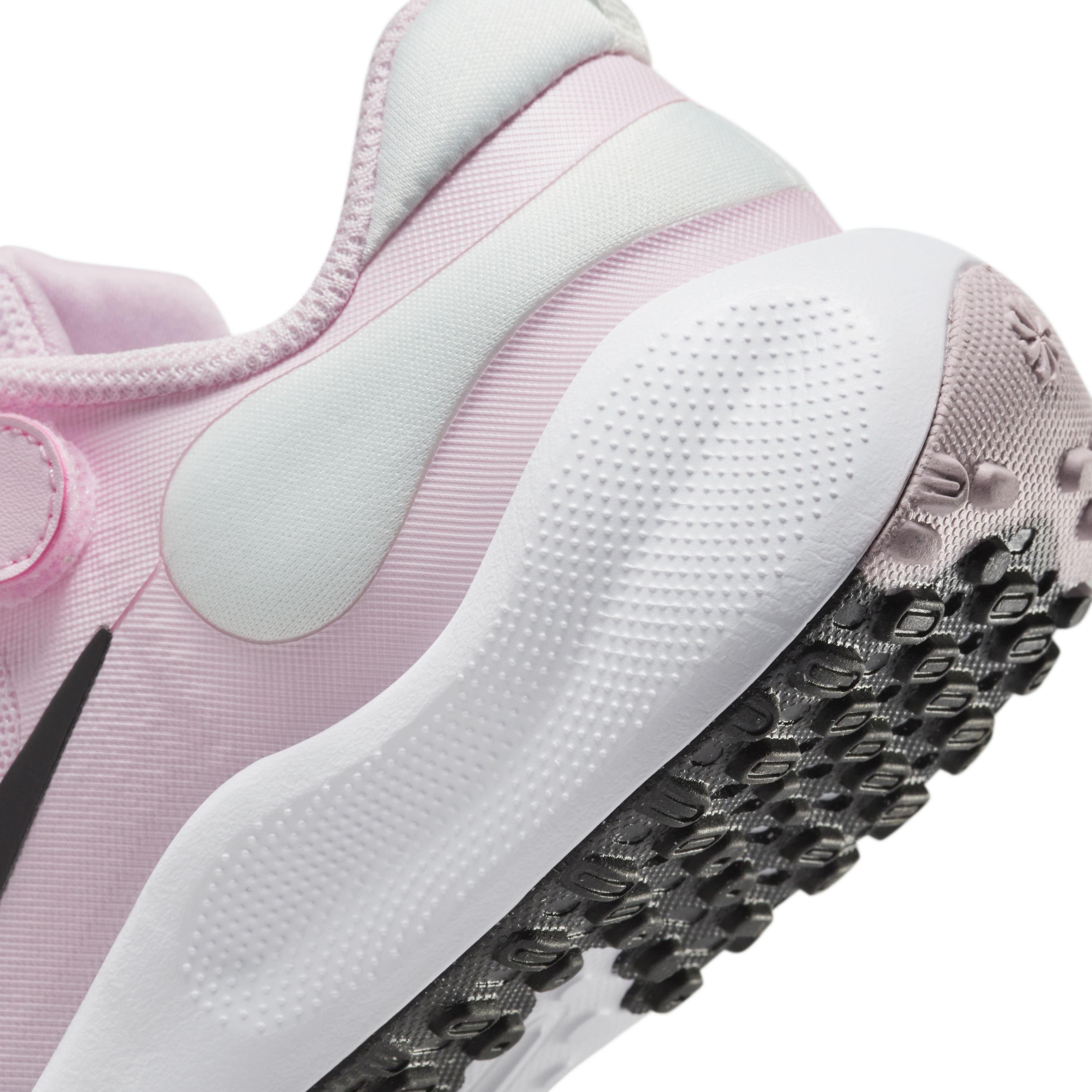 Nike Revolution Preschool Girls' "Pink Foam/Summit White/White/Black" Running Shoe