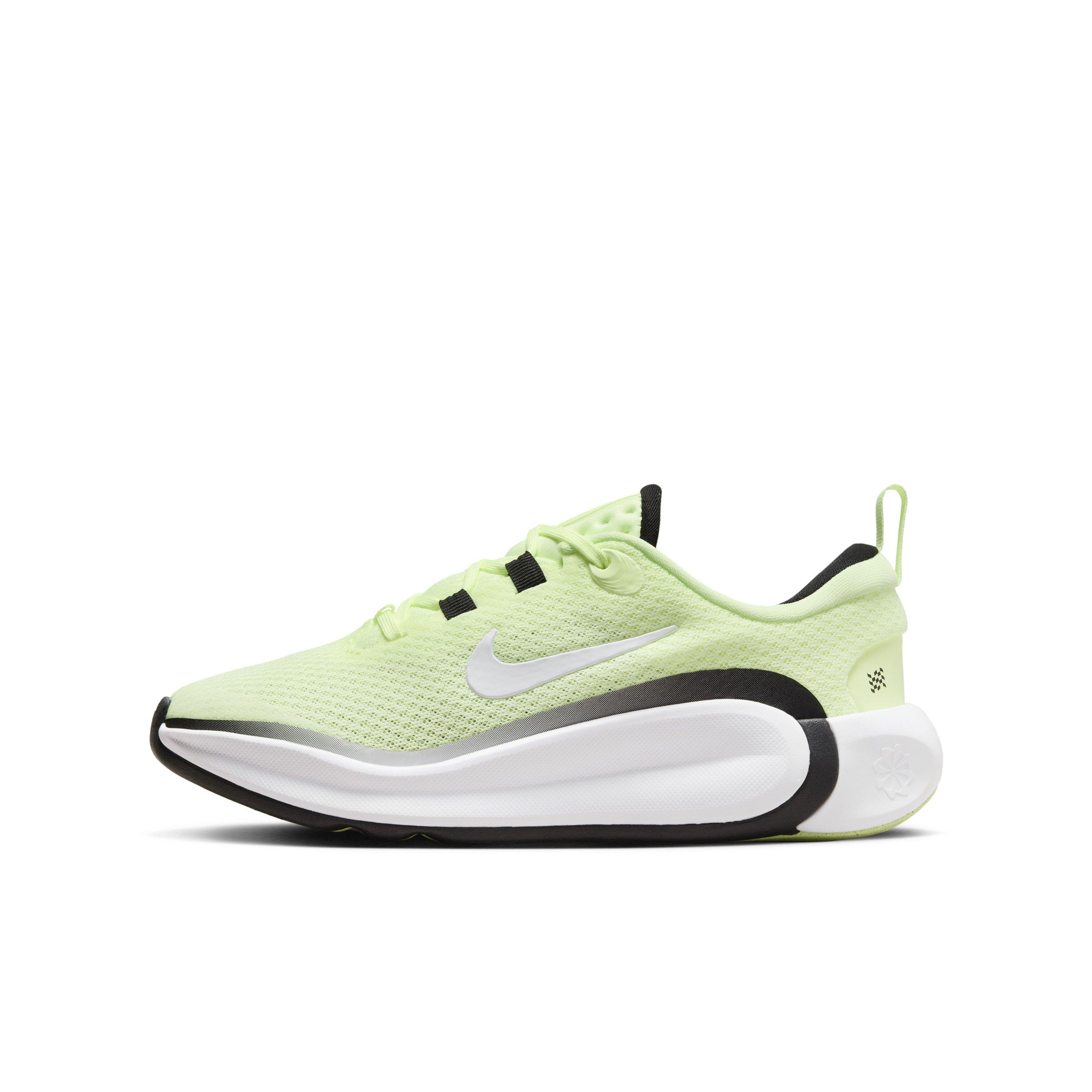 Nike Infinity Flow "Barely Volt/Black/White" Grade School Boys' Running Shoe - VOLT/BLACK/WHITE Thumbnail View 2
