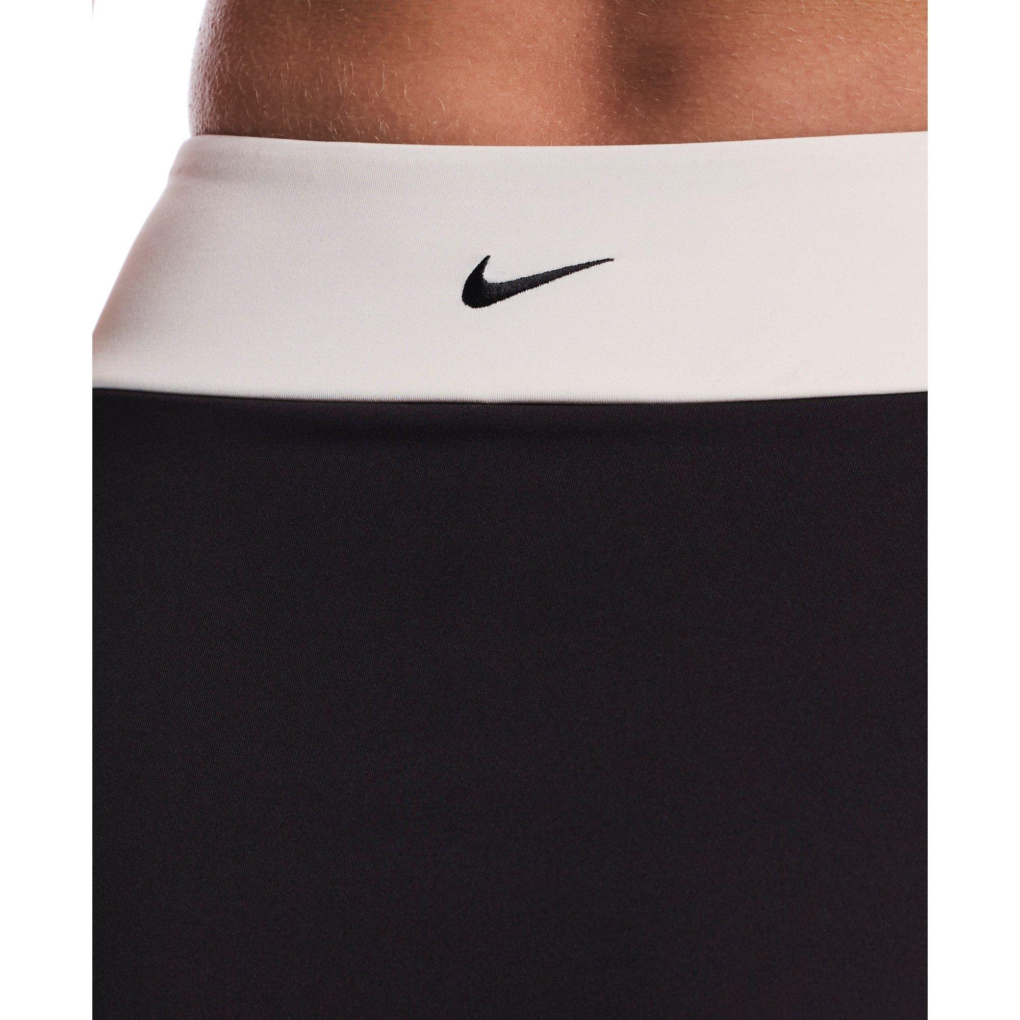 Nike Women's Swim Color Block Swim Skirt - BLACK Thumbnail View 3
