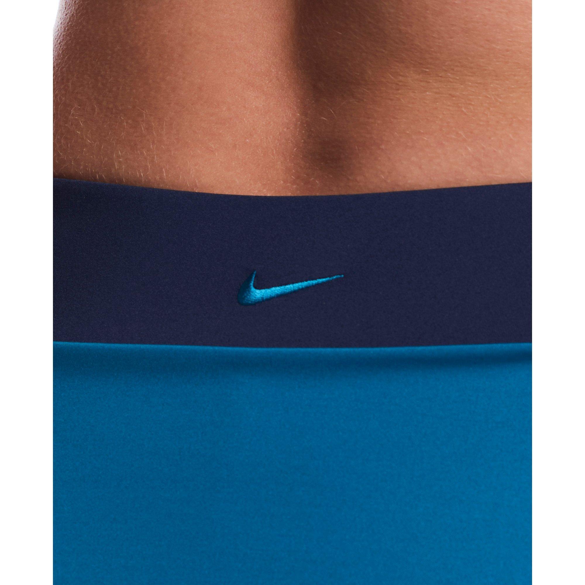 Nike Women's Swim Color Block Swim Skirt - BLUE Thumbnail View 3