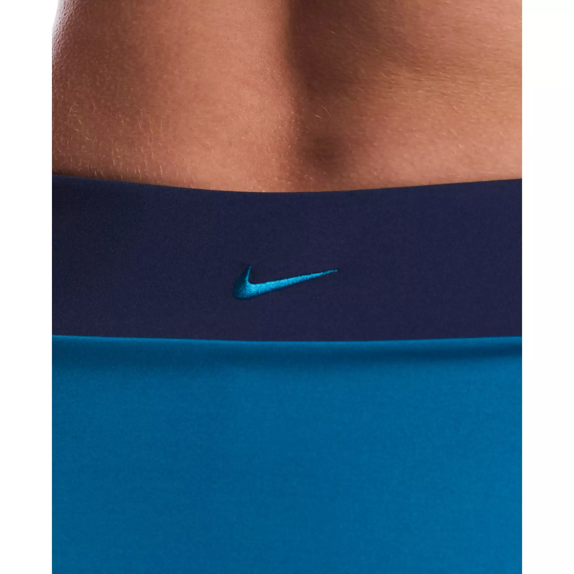 Nike Women's Swim Color Block Swim Skirt - BLUE
