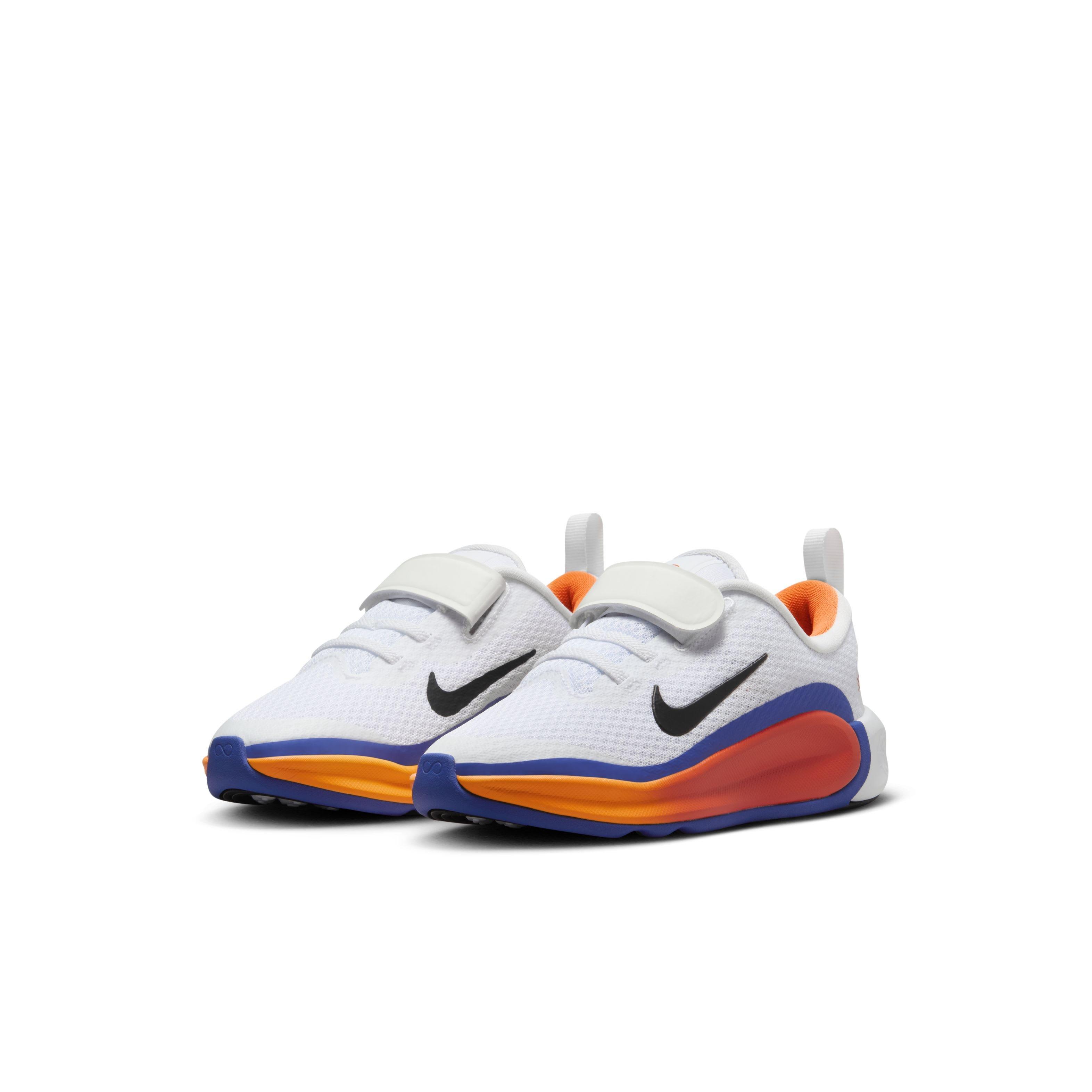 Nike Infinity Flow Preschool Boys' "White/Astronomy Blue/Total Orange/Black" Running Shoe