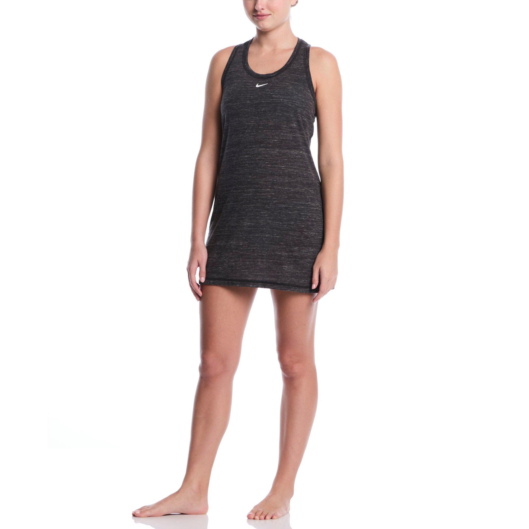 Nike Women's Swim Cover Up Dress - BLACK Thumbnail View 4