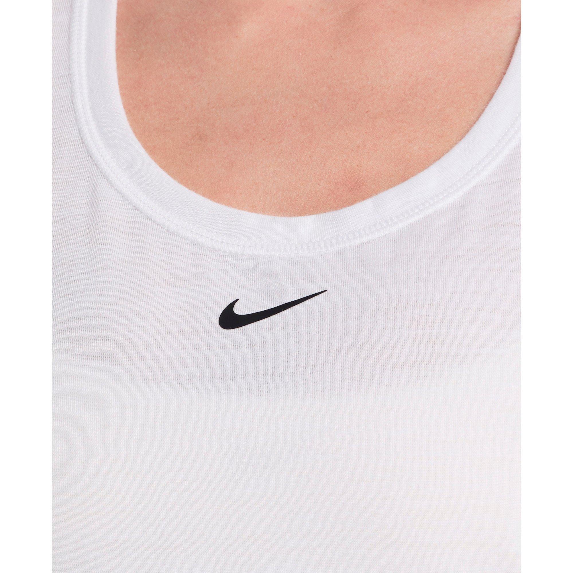 Nike Women's Swim Cover Up Dress - WHITE Thumbnail View 3