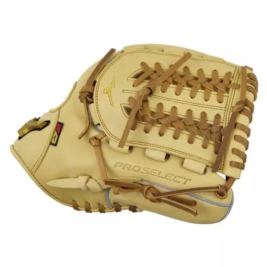 Mizuno GPS-10D Pro Select 12" Premium Pitcher Baseball Glove RHT - CAMEL