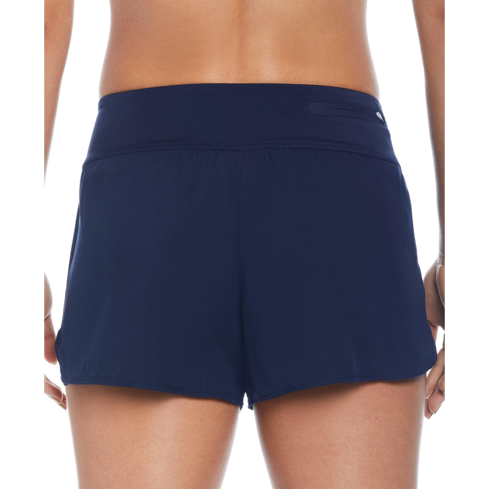 Nike Women's Swim Solid Element Swimming Boardshorts - Navy - NAVY Thumbnail View 2