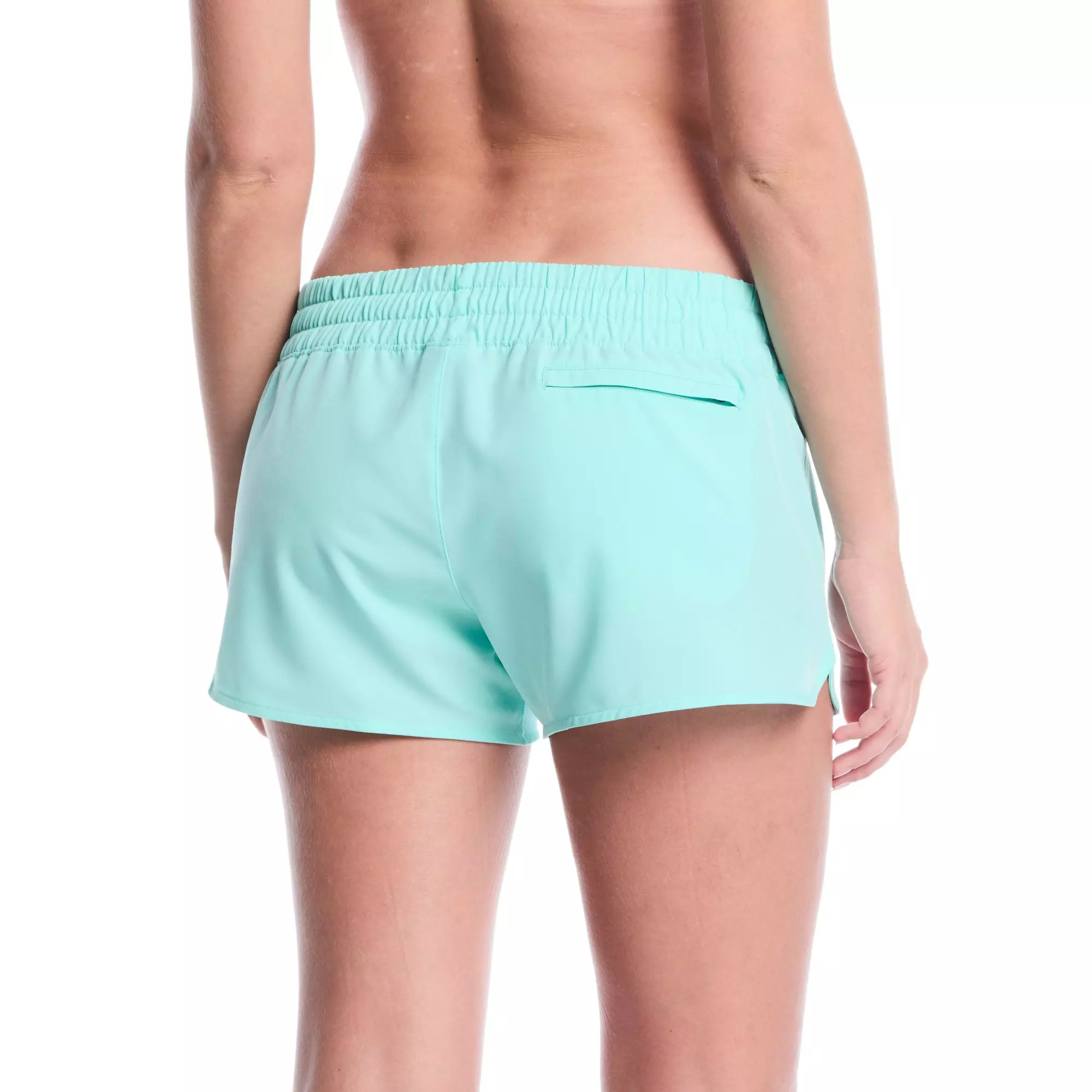 Nike Women's Swim Breaker Volley Cover-Up Short - TURQUOISE