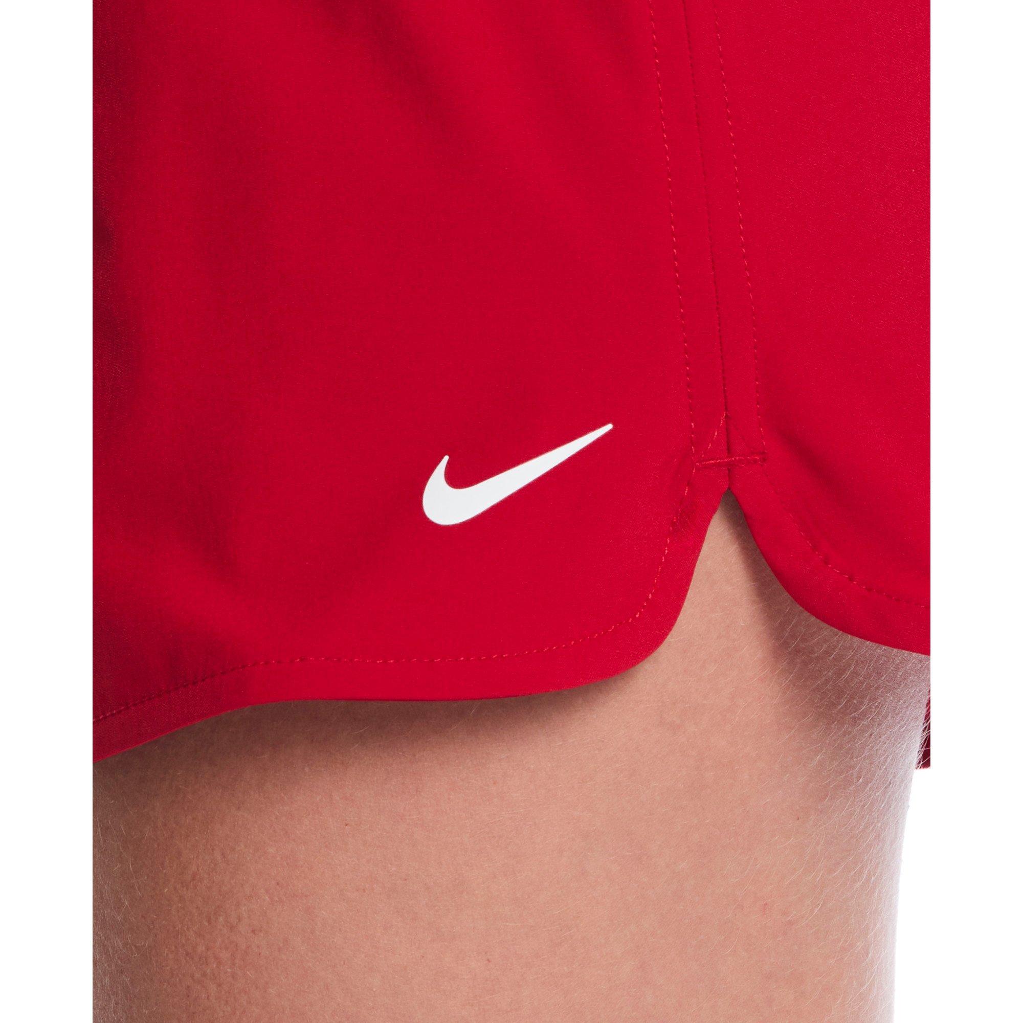 Nike Women's Swim Breaker Volley Cover-Up Short - RED Thumbnail View 3