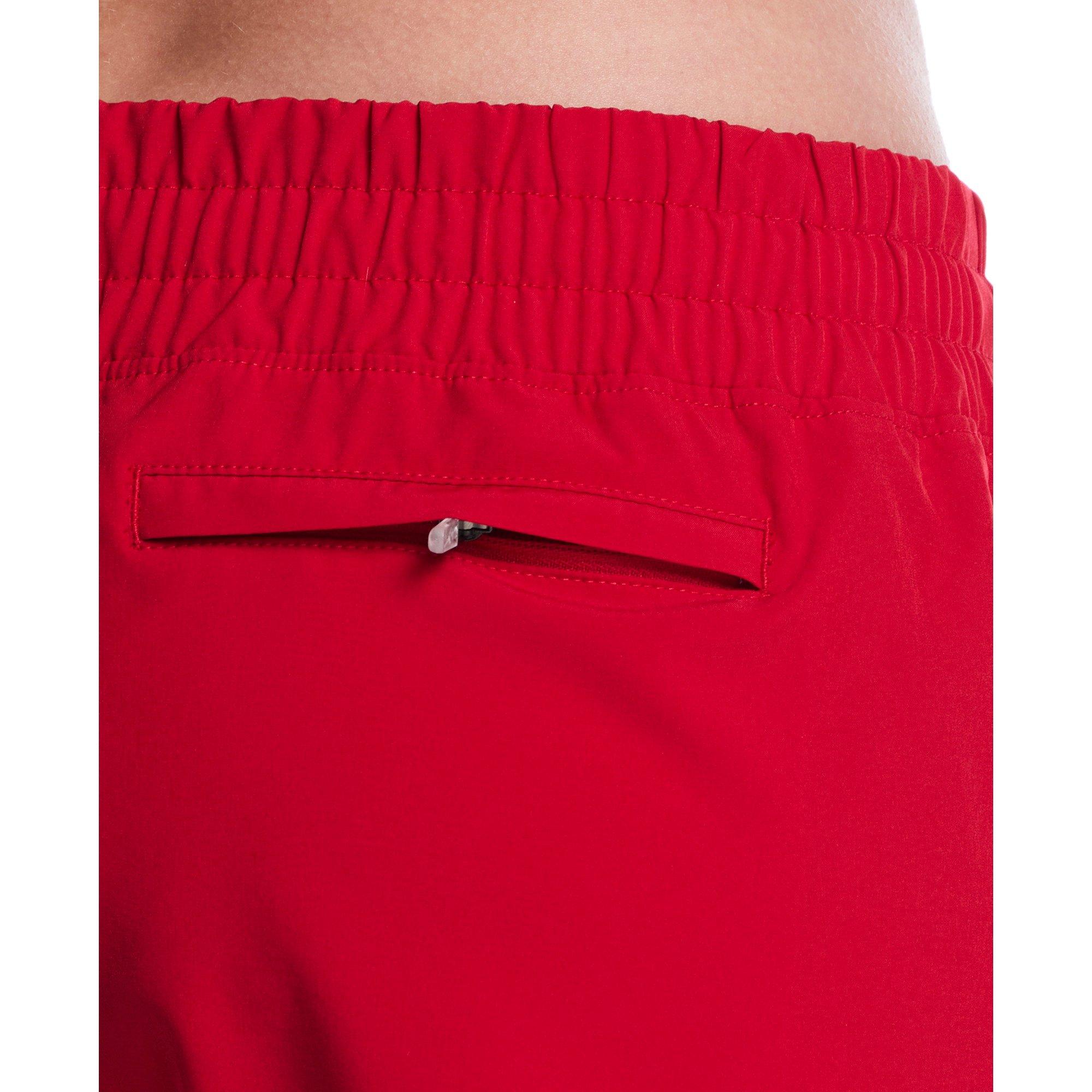 Nike Women's Swim Breaker Volley Cover-Up Short - RED Thumbnail View 4