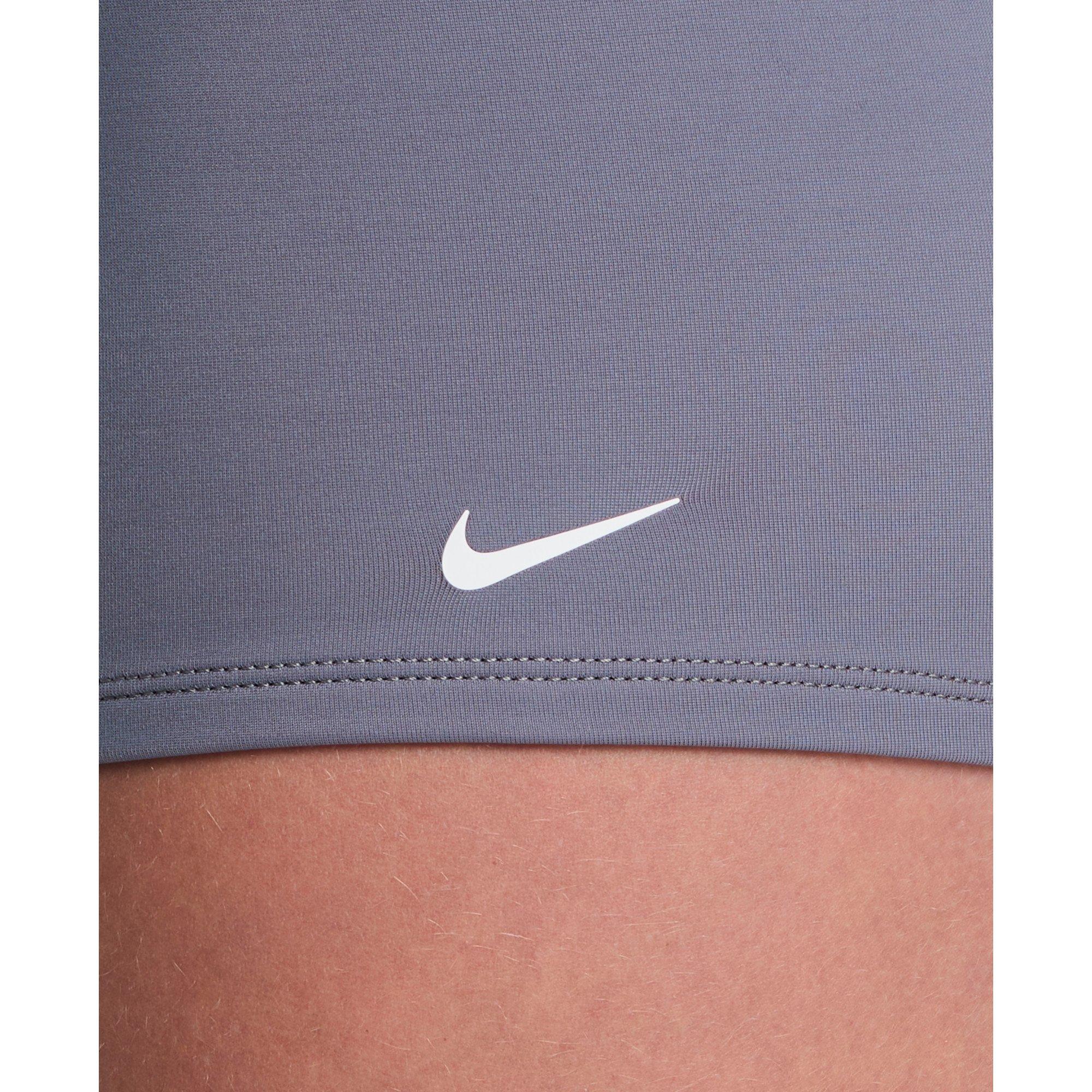 Nike Women's Swim Logo Tape Kickshort - GREY Thumbnail View 3