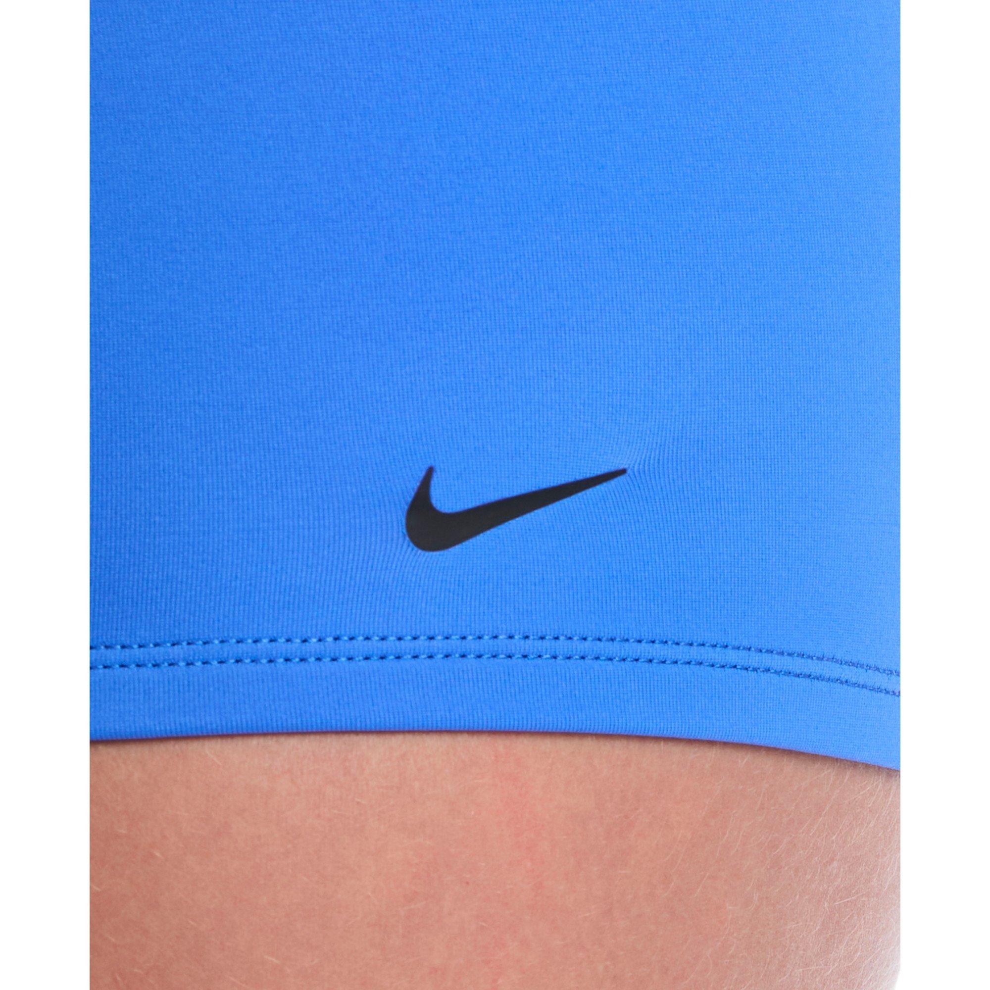 Nike Women's Swim Logo Tape Kickshort - BLUE Thumbnail View 3