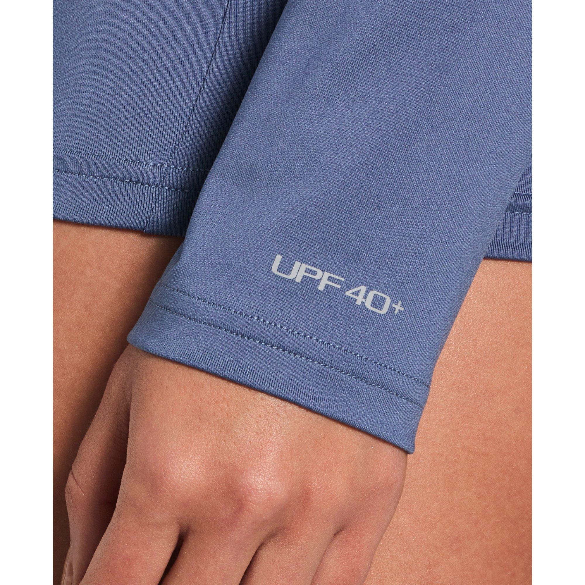 Nike Women's Swim Hydroguard Dri-FIT UV Long Sleeve Swim Top - SLATE Thumbnail View 4