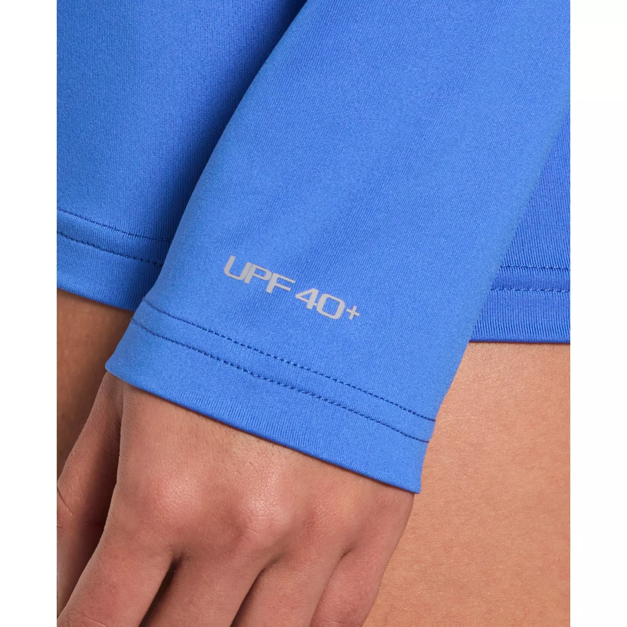Nike Women's Swim Hydroguard Dri-FIT UV Long Sleeve Swim Top - BLUE