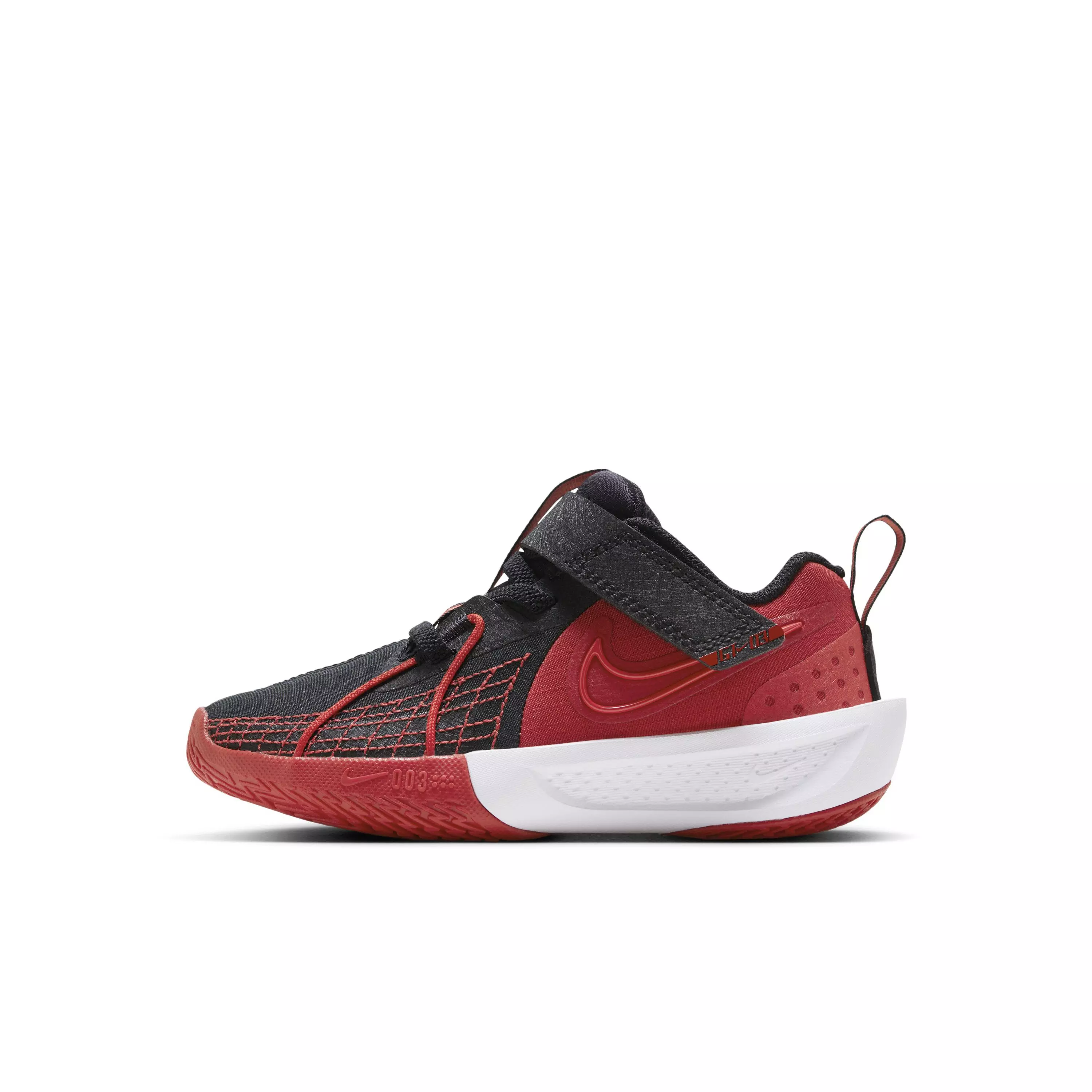 Nike G.T. Cut 3 "Black/White/University Red" Preschool Boys' Basketball Shoe - BLACK/WHITE/RED