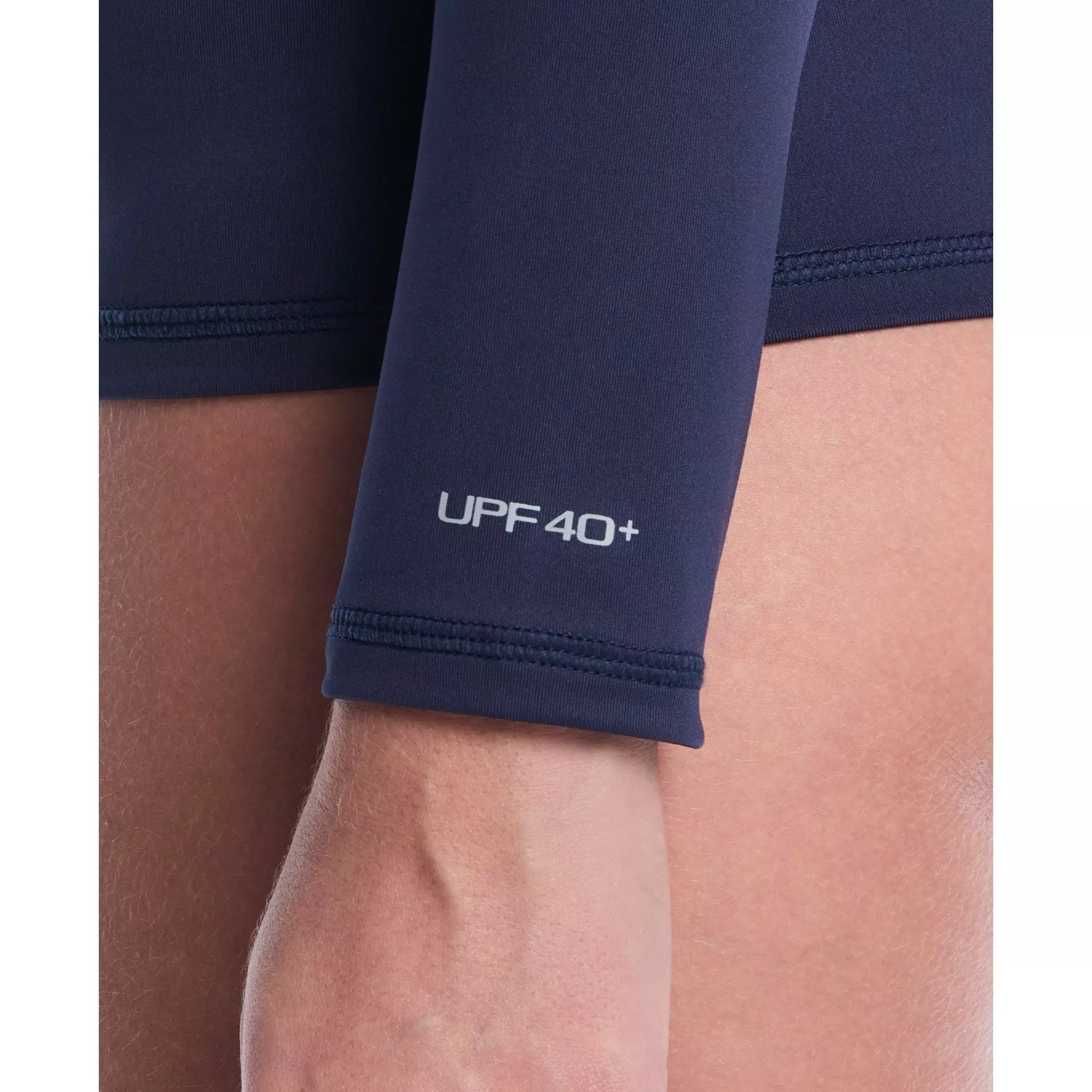 Nike Women's Swim Dri-FIT UV Hydroguard Long Sleeve Swim Top - NAVY