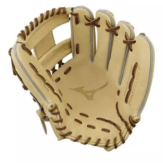 Mizuno GPS-40S Pro Select 11.5" Premium Infielder Baseball Glove RHT - CAMEL