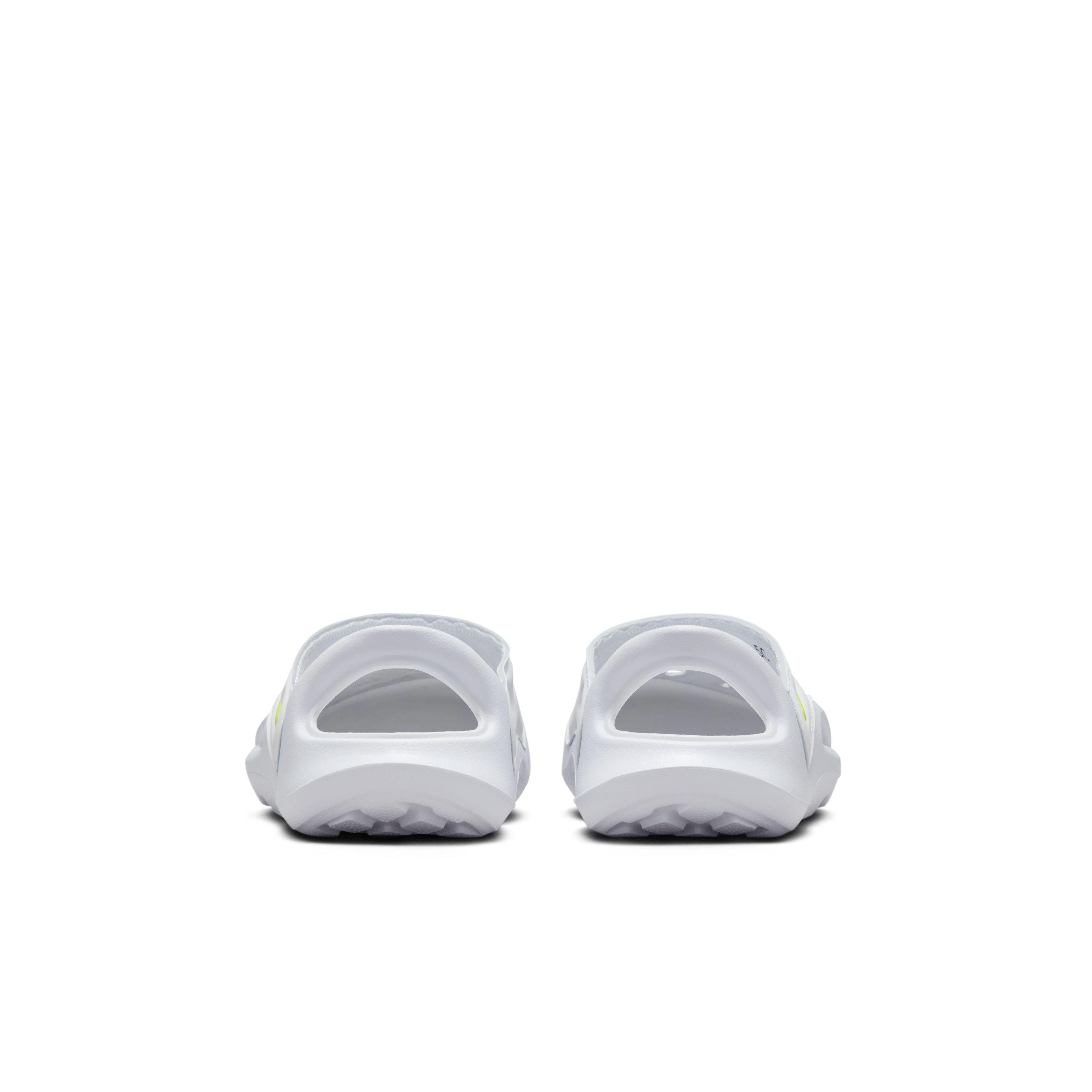Nike Aqua Infant Boys' "White/Pure Platinum/Volt" Sandal