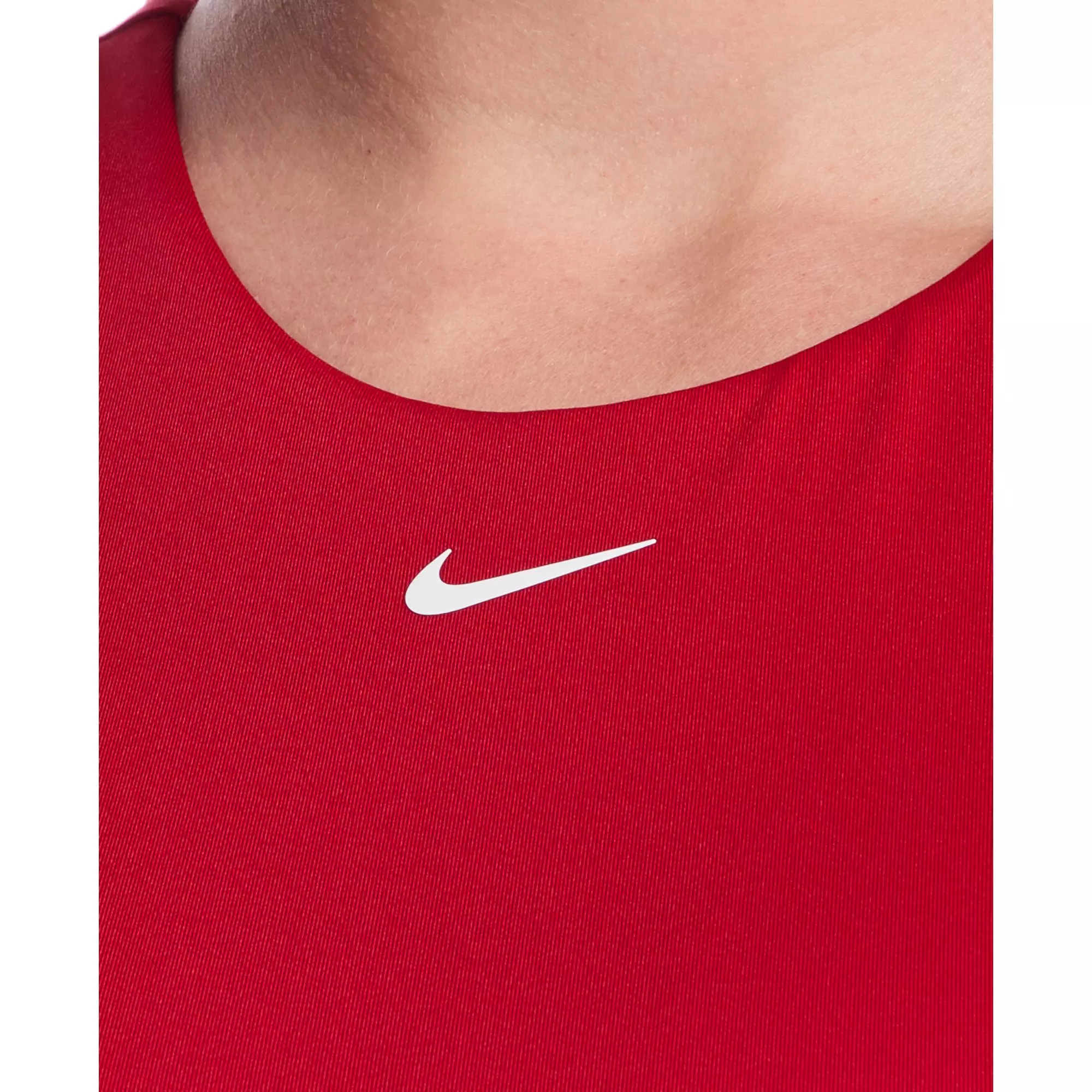 Nike Women's Swim Effortless Essential Cap Sleeve Swim Top - RED
