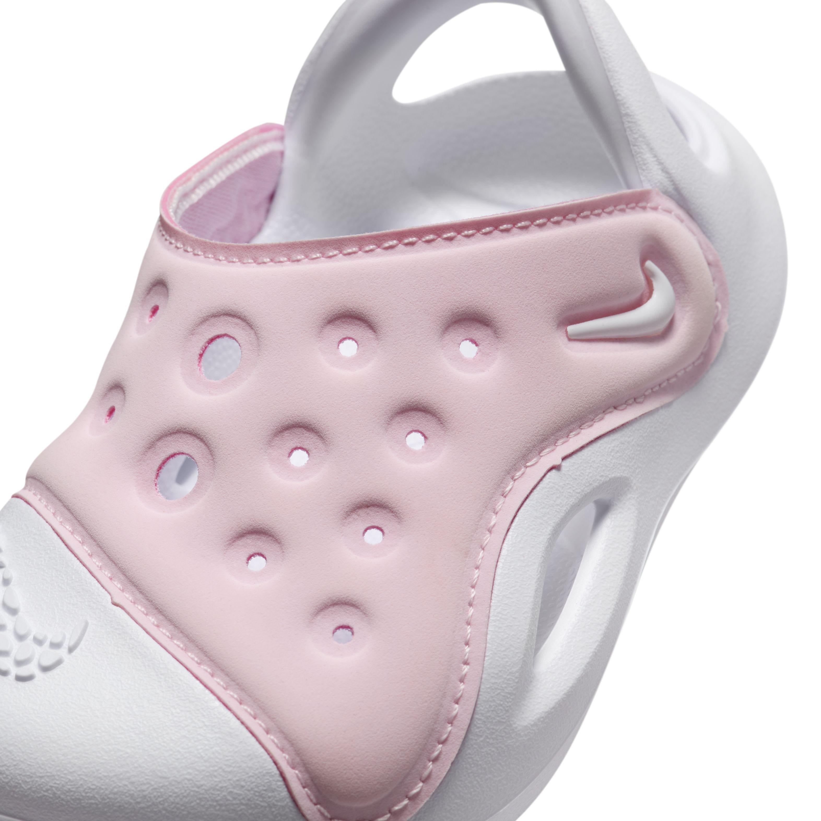 Nike Aqua Swoosh Infant Girls' "Pink Foam/White" Sandal