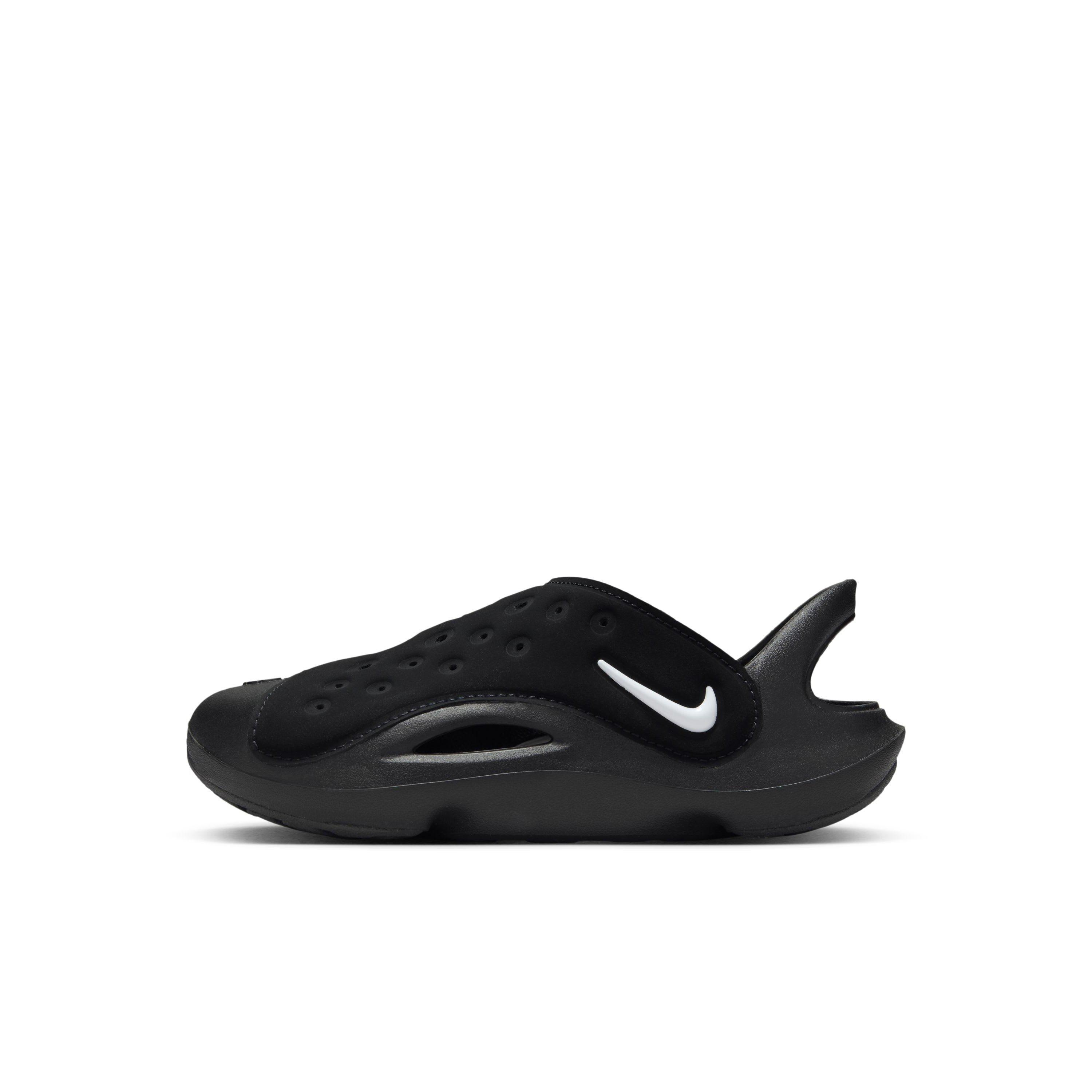 Nike Aqua Swoosh Preschool Boys' "Black/Anthracite/White" Sandal