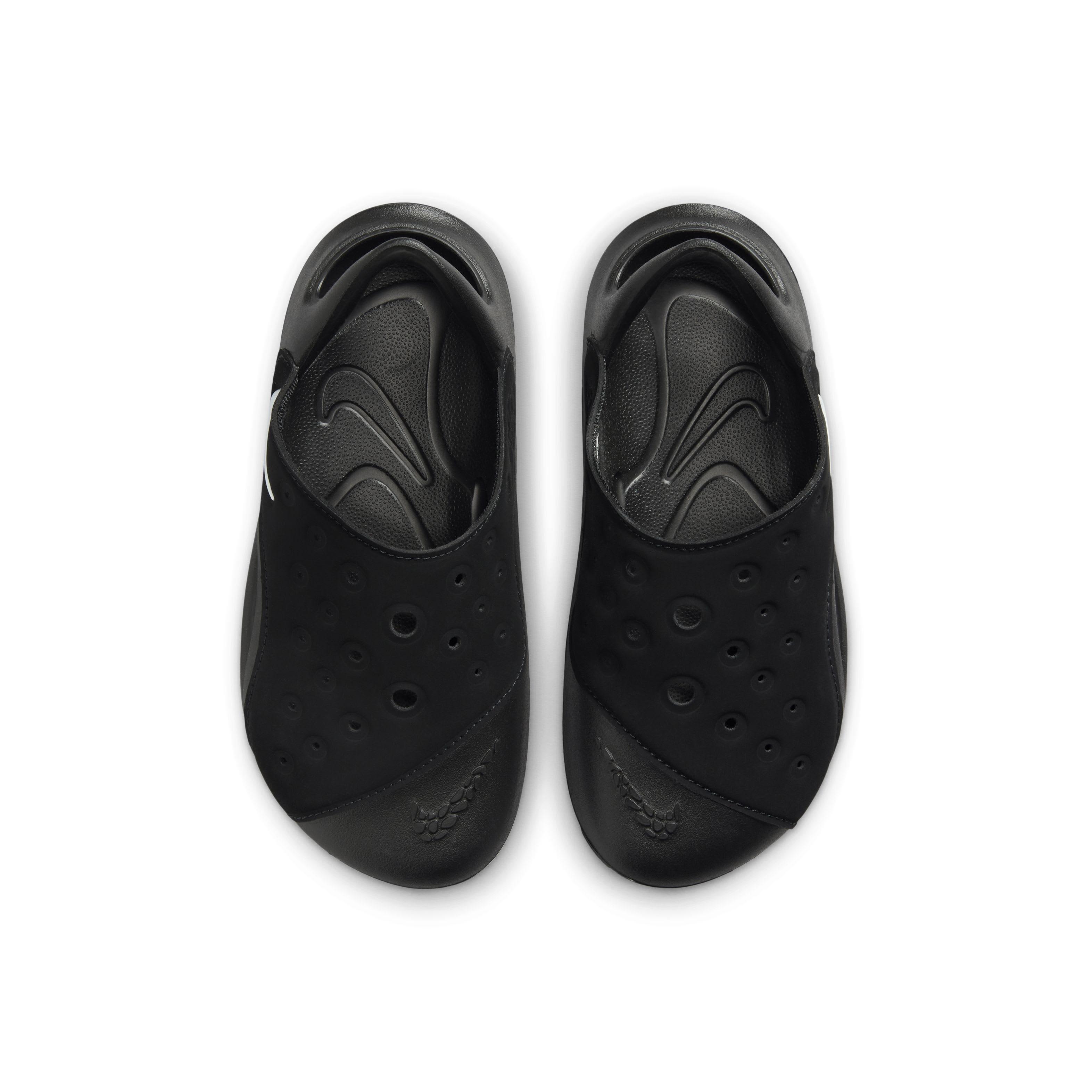 Nike Aqua Swoosh Preschool Boys' "Black/Anthracite/White" Sandal