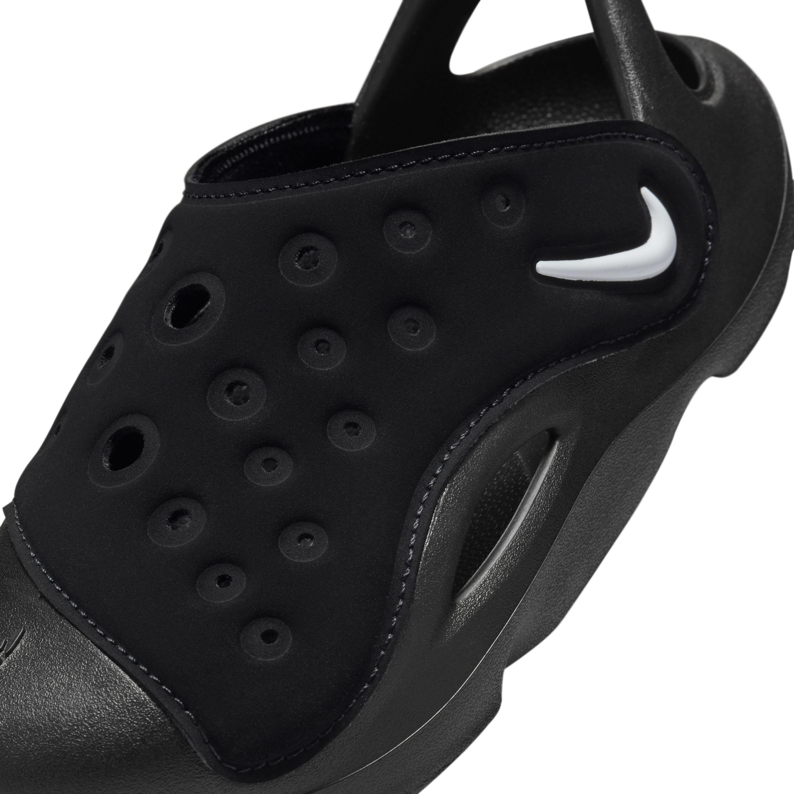 Nike Aqua Swoosh Preschool Boys' "Black/Anthracite/White" Sandal