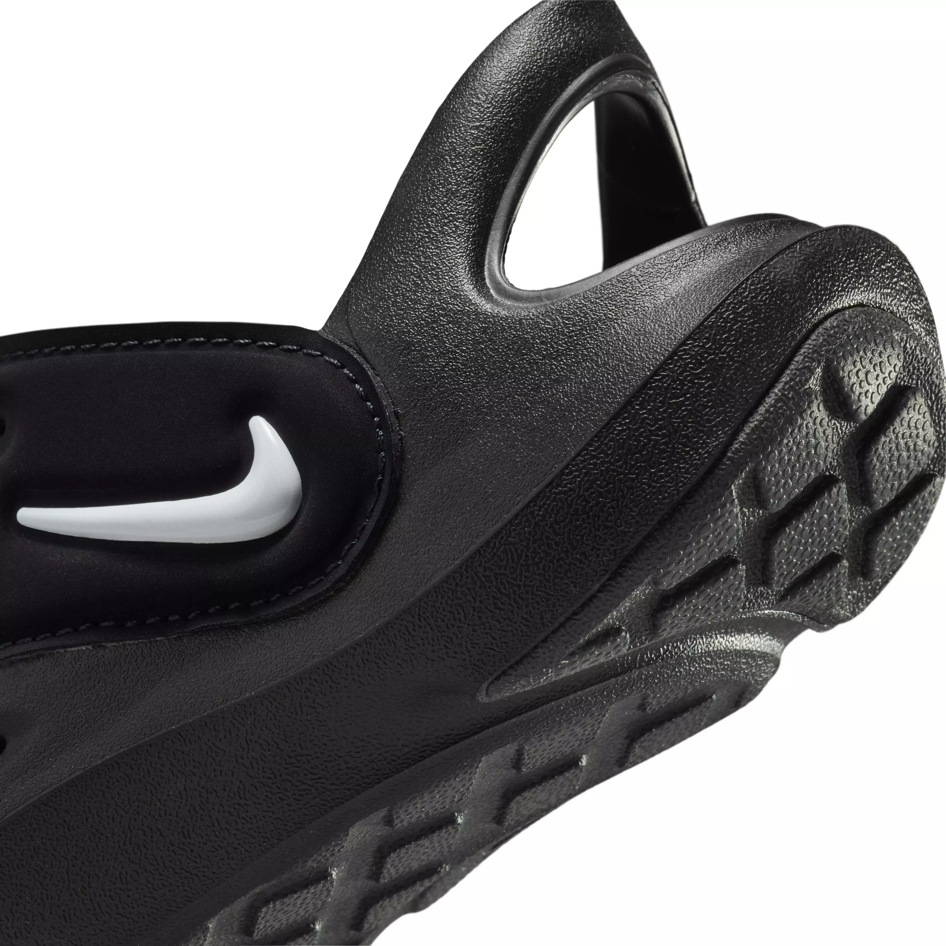 Nike Aqua Swoosh "Black/Anthracite/White" Preschool Boys' Sandal - BLACK/ANTHRACITE/WHITE