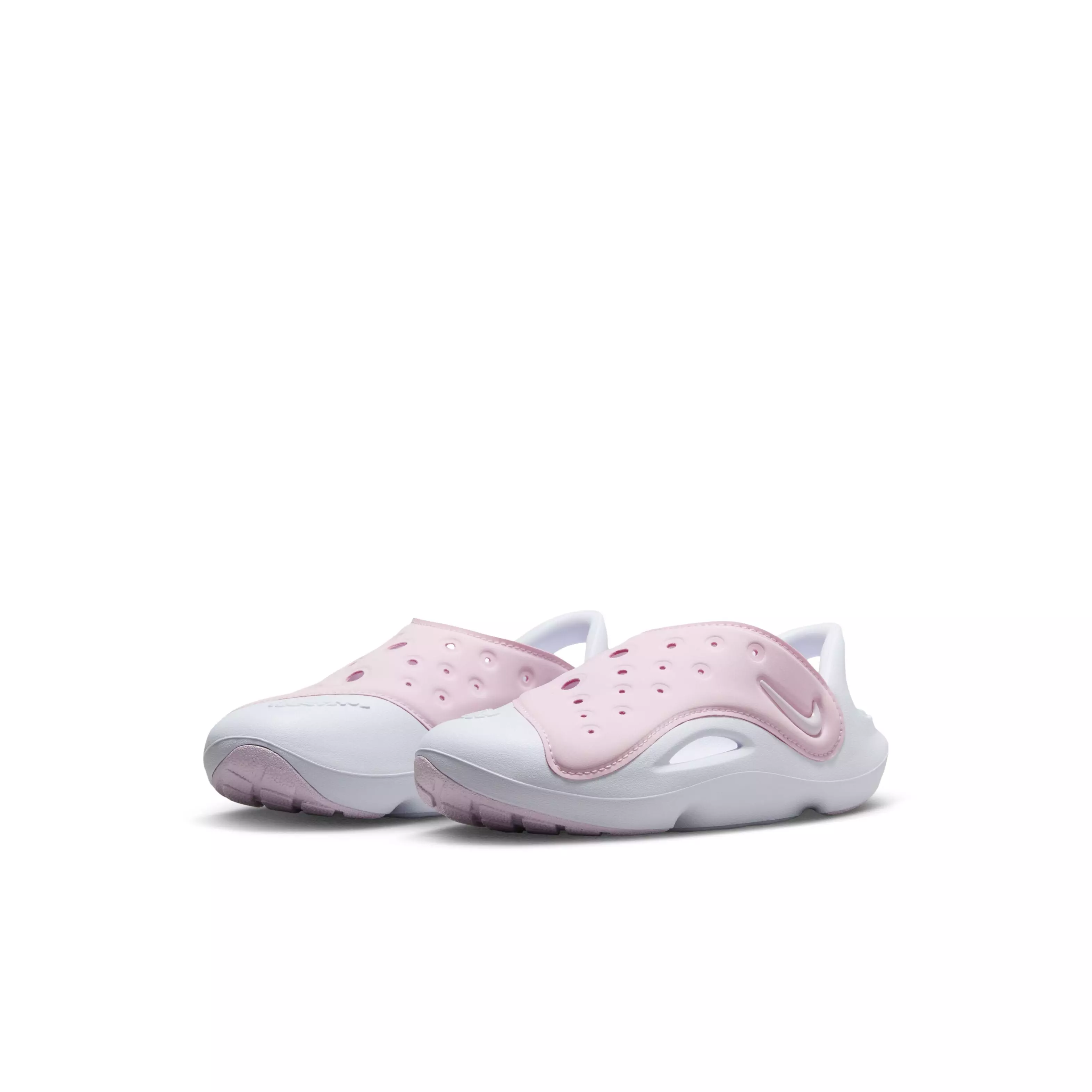 Nike Aqua Swoosh "Pink Foam/White" Preschool Girls' Sandal - PINK/WHITE