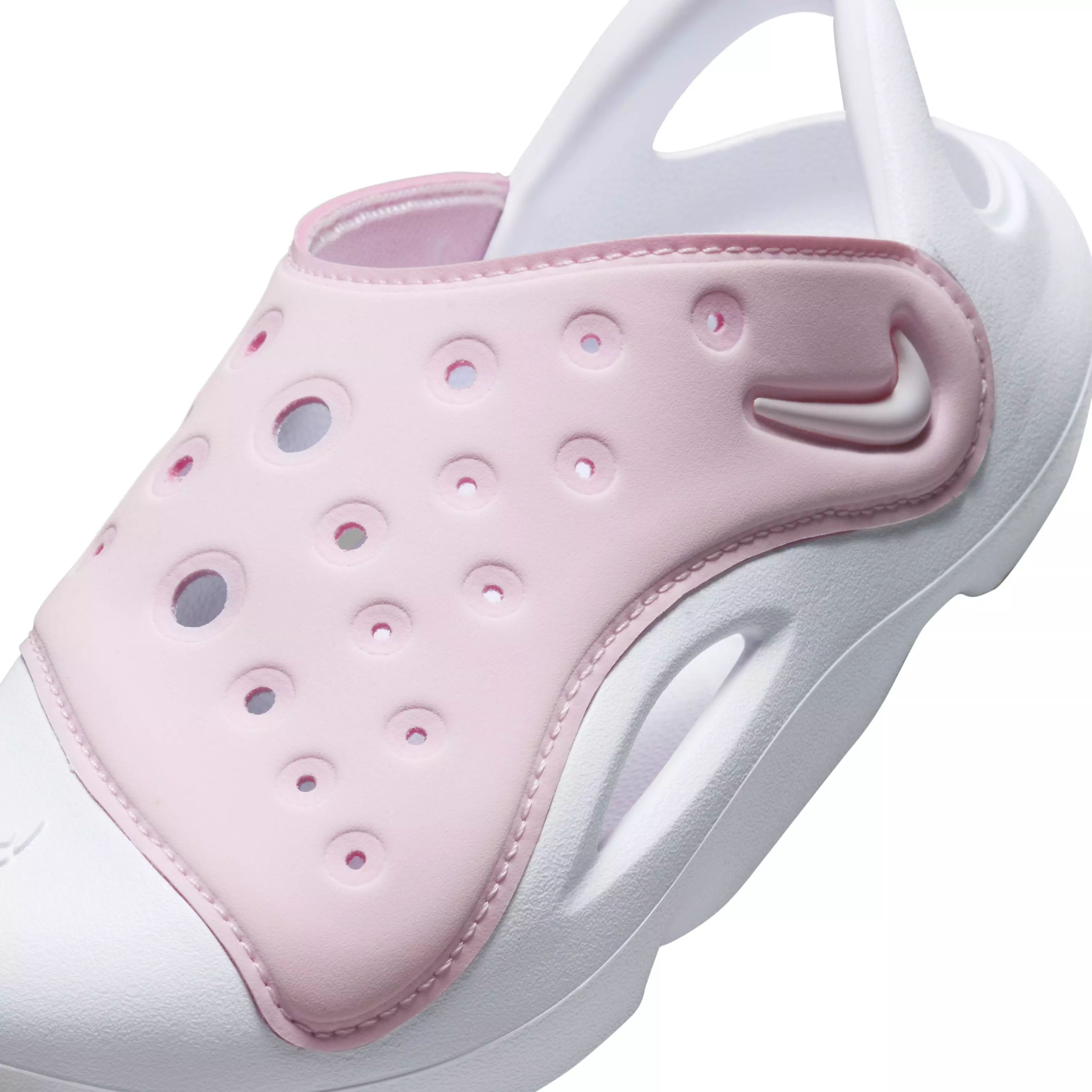 Nike Aqua Swoosh "Pink Foam/White" Preschool Girls' Sandal - PINK/WHITE
