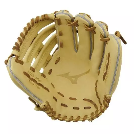Mizuno GPS-70D Pro Select 12.75" Premium Outfielder Baseball Glove RHT - CAMEL