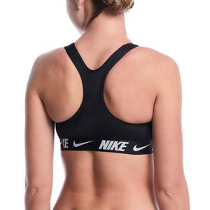 Nike Women's Swim Logo Tape Racerback Bikini Top