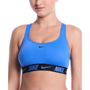 Nike Women's Swim Logo Tape Racerback Bikini Top
